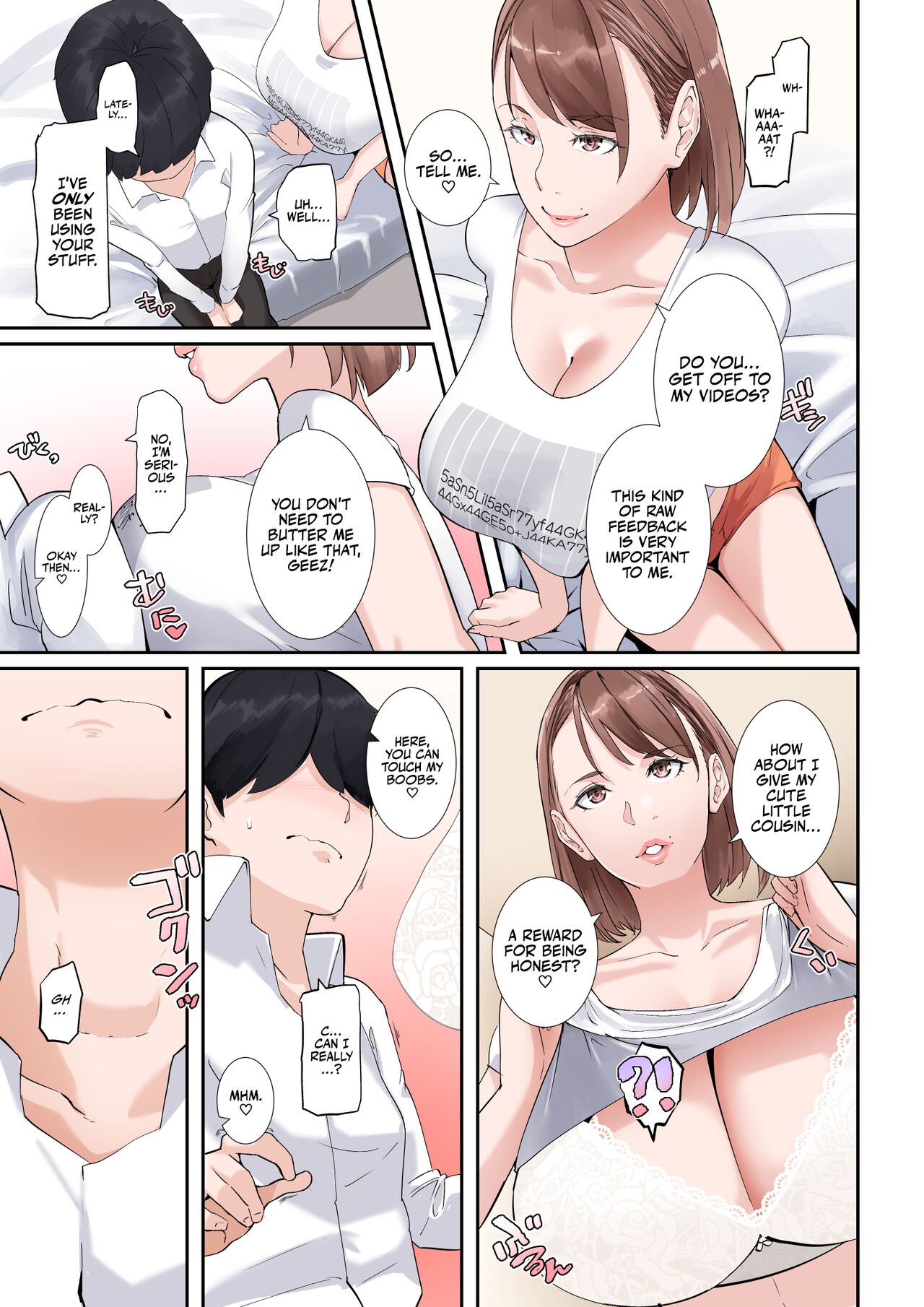 My Busty Gravure Idol Cousin Does More Than Softcore page 8