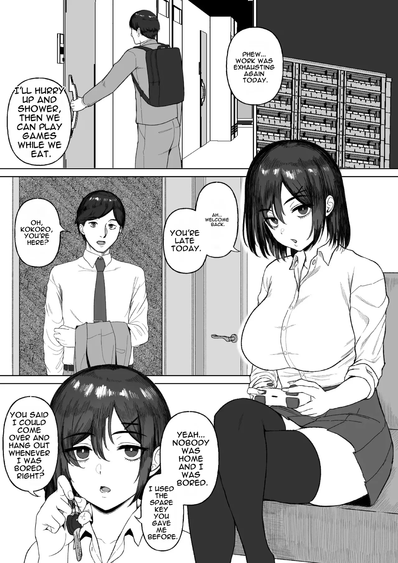 Otonari No Downer Oyako Ni Shiboritorareru Hanashi page 2
