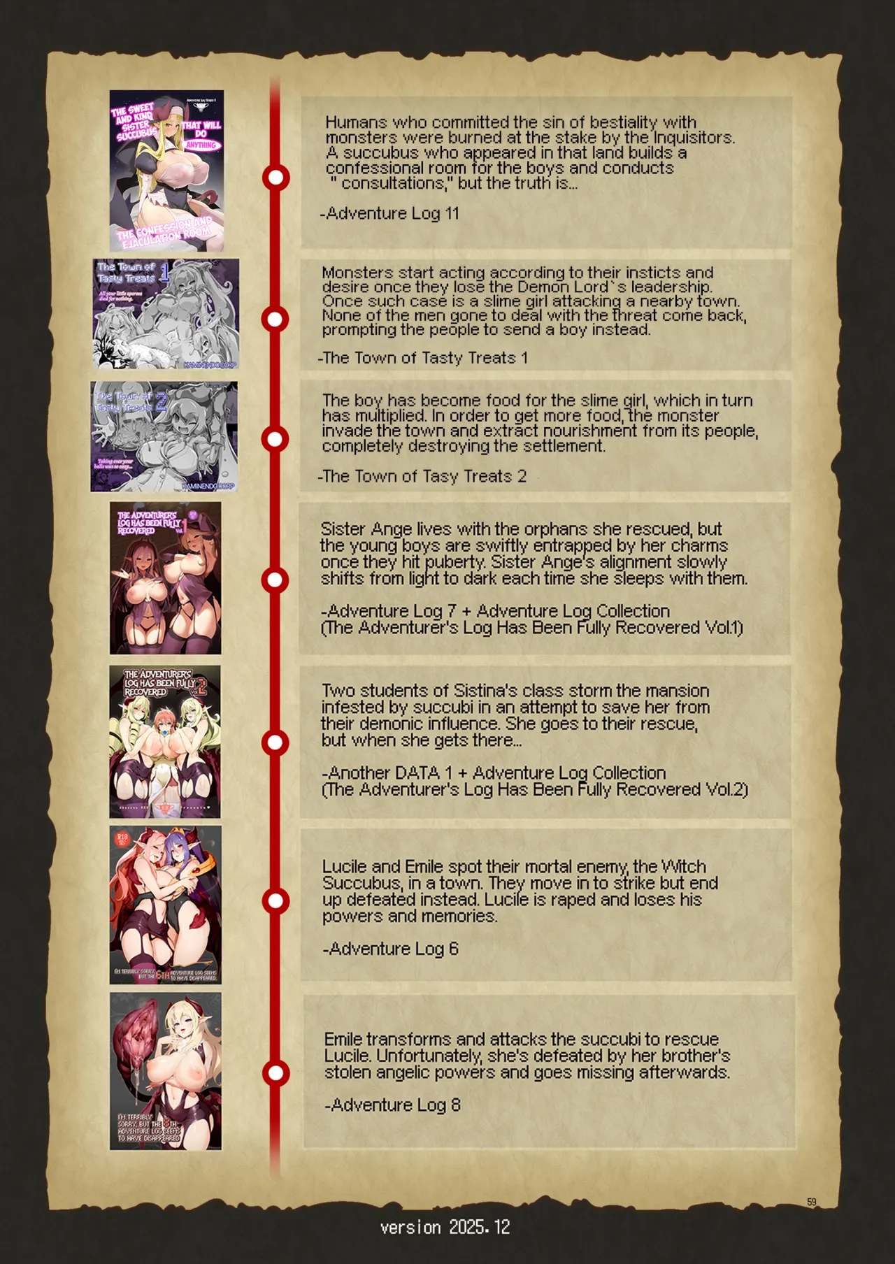 The Sweet And Kind Sister Succubus That Will Do Anything: The Confession And Ejaculation Room page 59