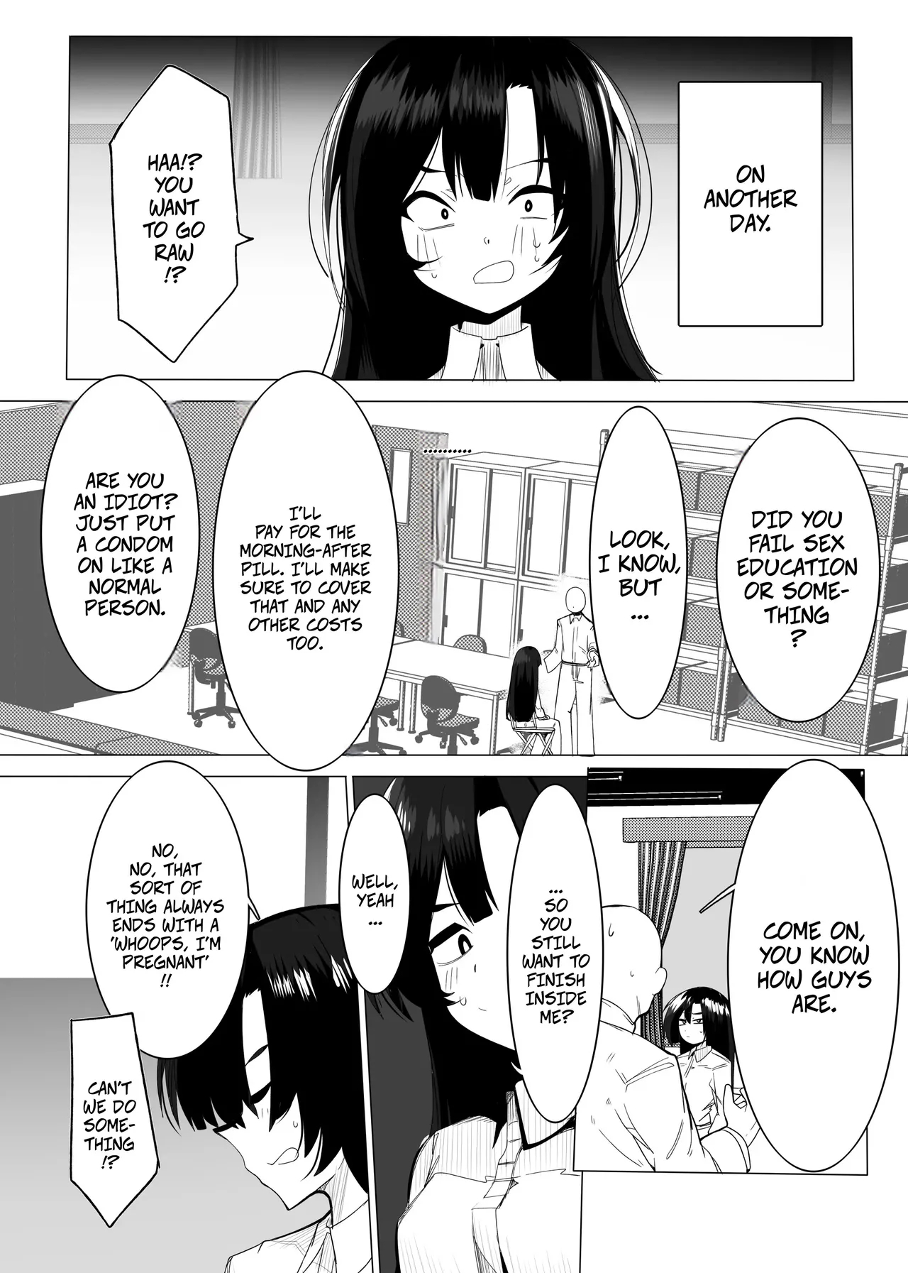 A Gal Using Her Body To Make Extra Money At Her Part-time Job page 18