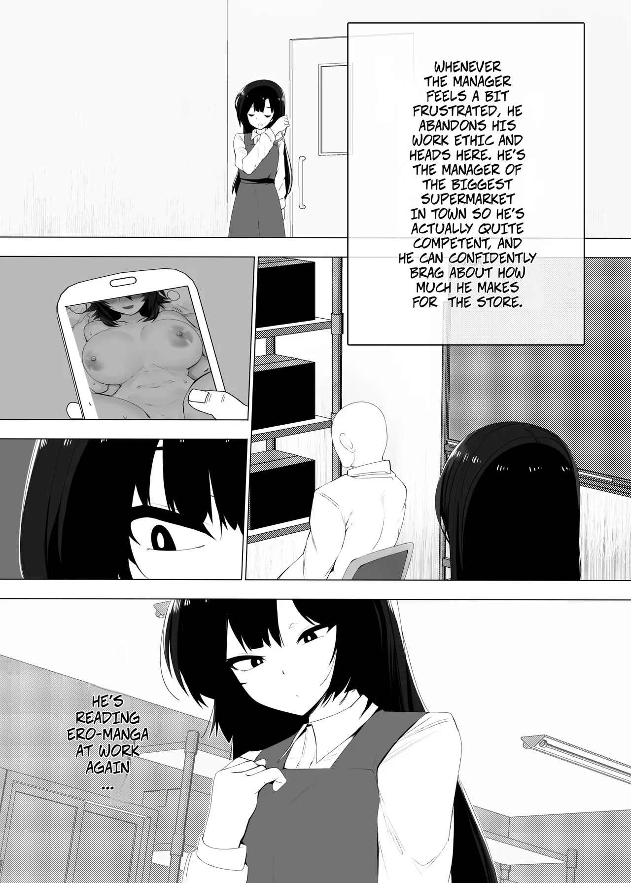 A Gal Using Her Body To Make Extra Money At Her Part-time Job page 4