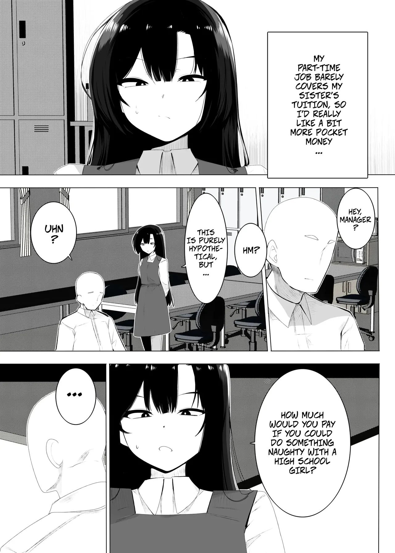 A Gal Using Her Body To Make Extra Money At Her Part-time Job page 5