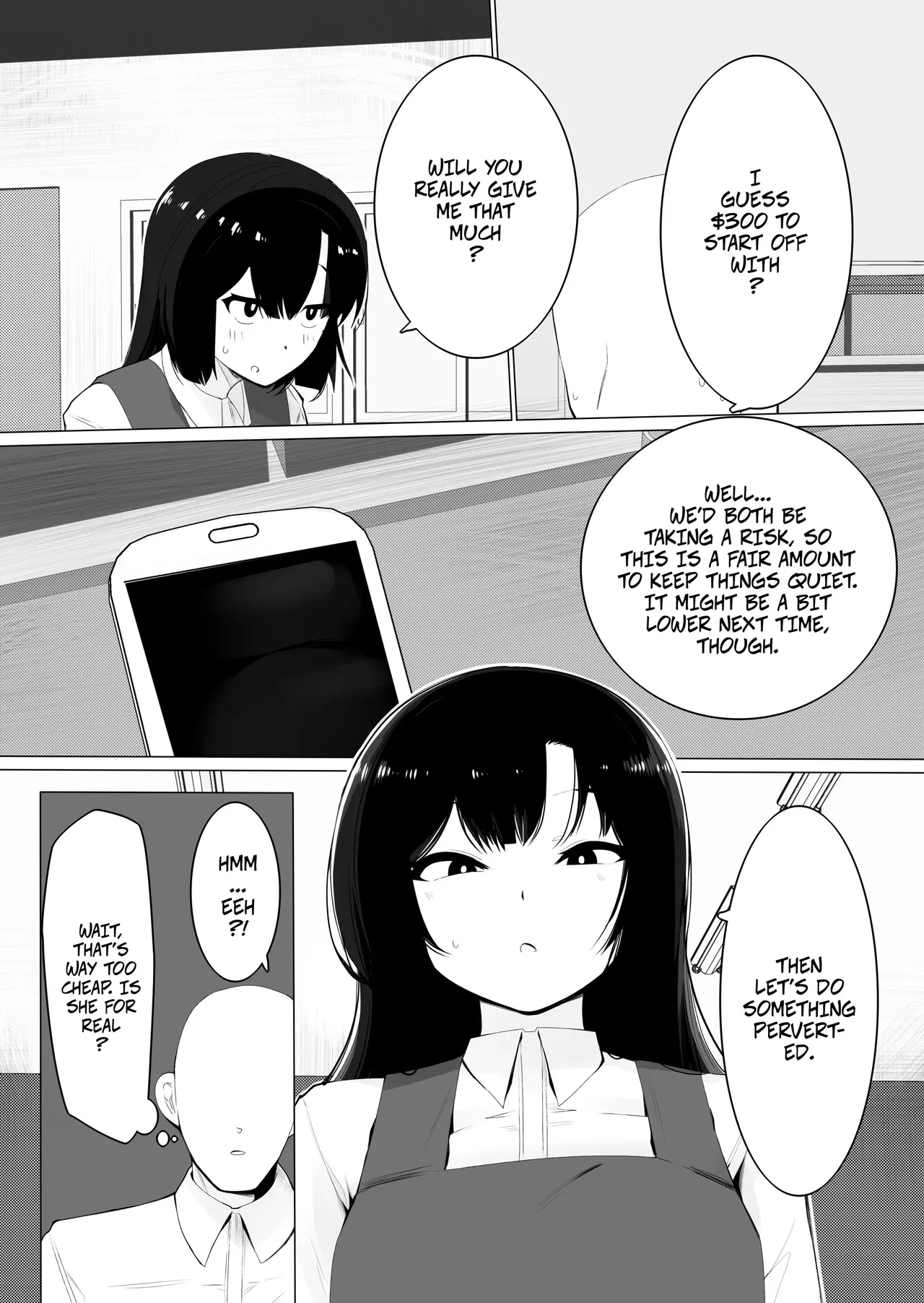 A Gal Using Her Body To Make Extra Money At Her Part-time Job page 6