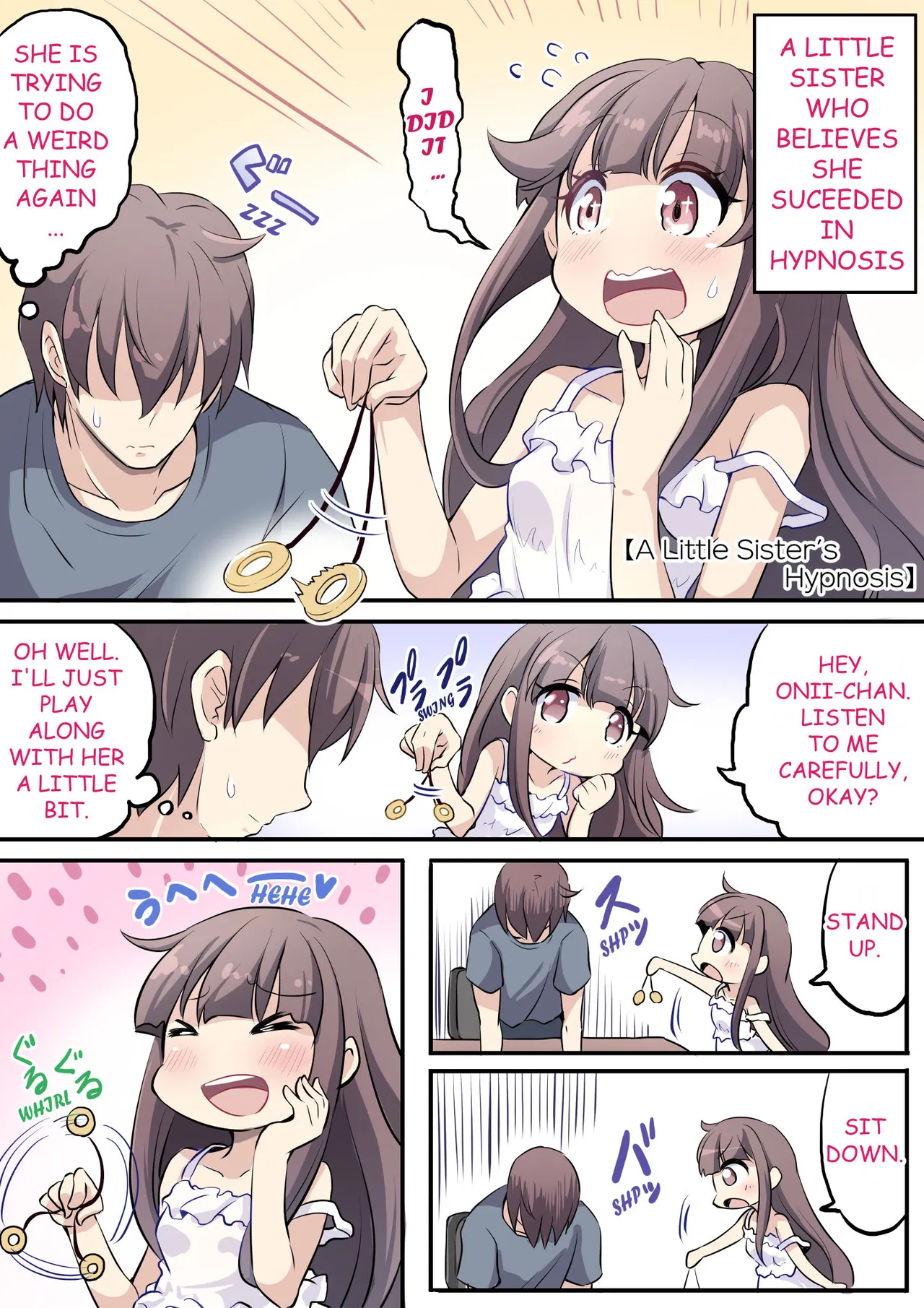 A Little Sister Who Tries To Be Sneaky About Using Her Big Brother To Masturbate 2 page 11
