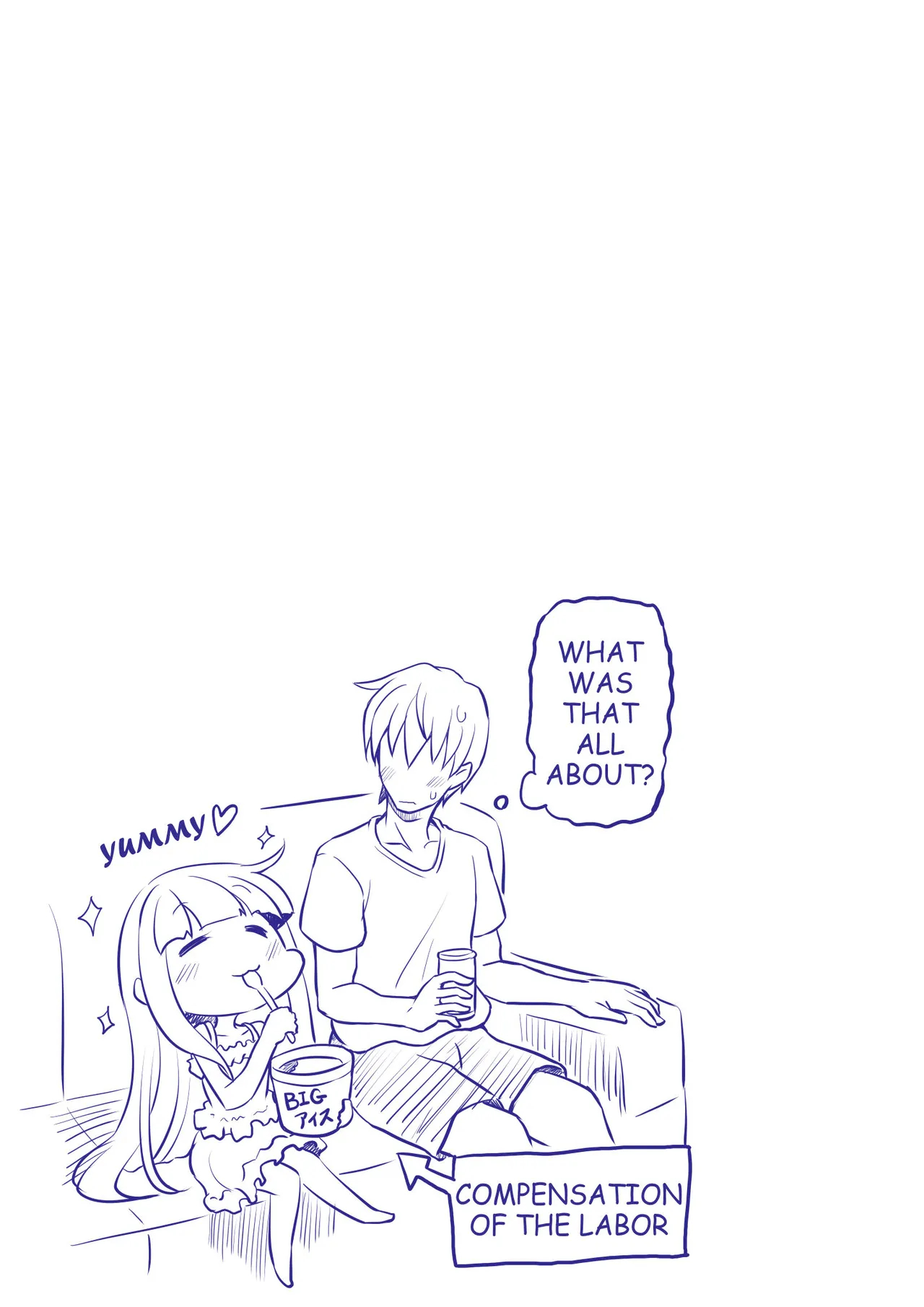 A Little Sister Who Tries To Be Sneaky About Using Her Big Brother To Masturbate 2 page 21