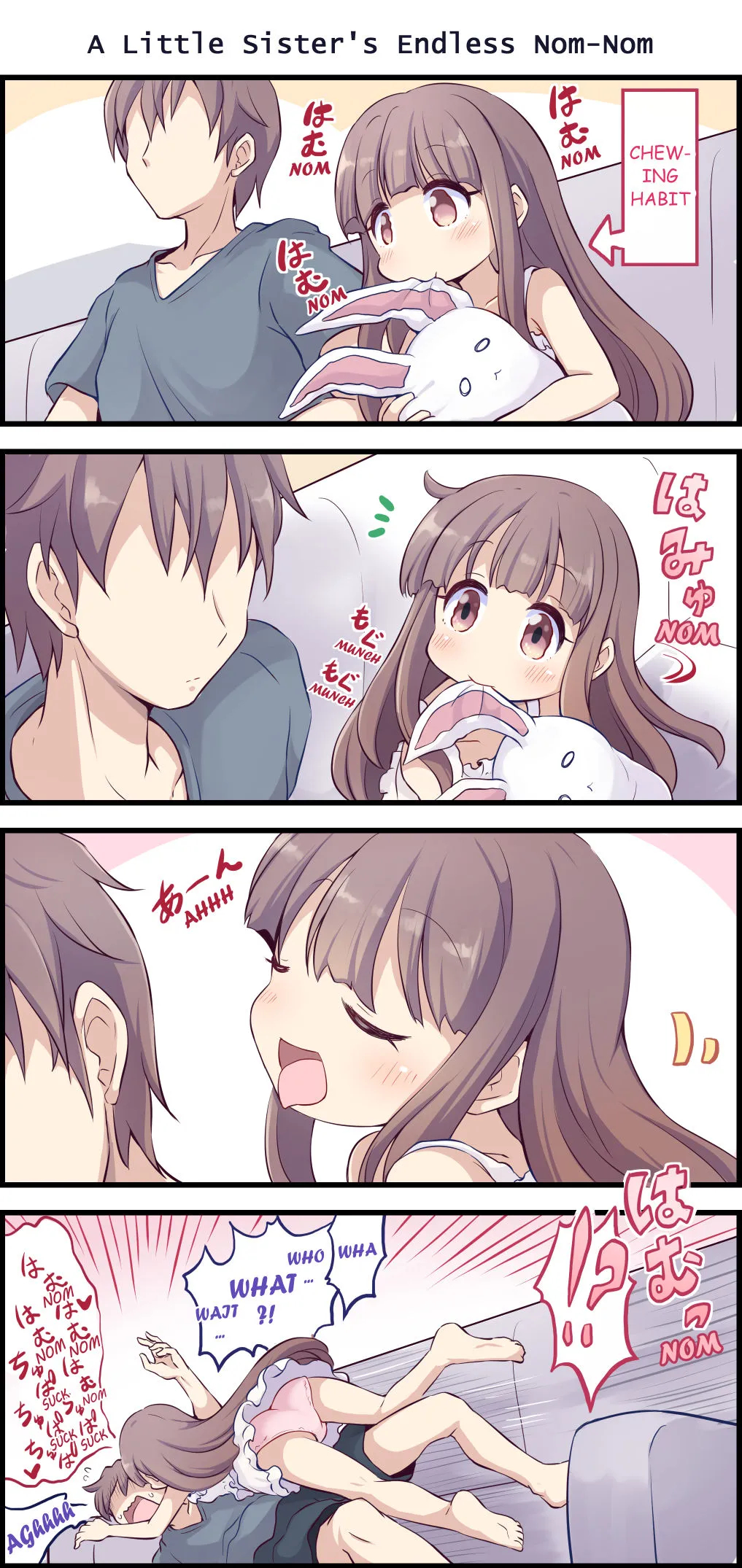 A Little Sister Who Tries To Be Sneaky About Using Her Big Brother To Masturbate 2 page 6