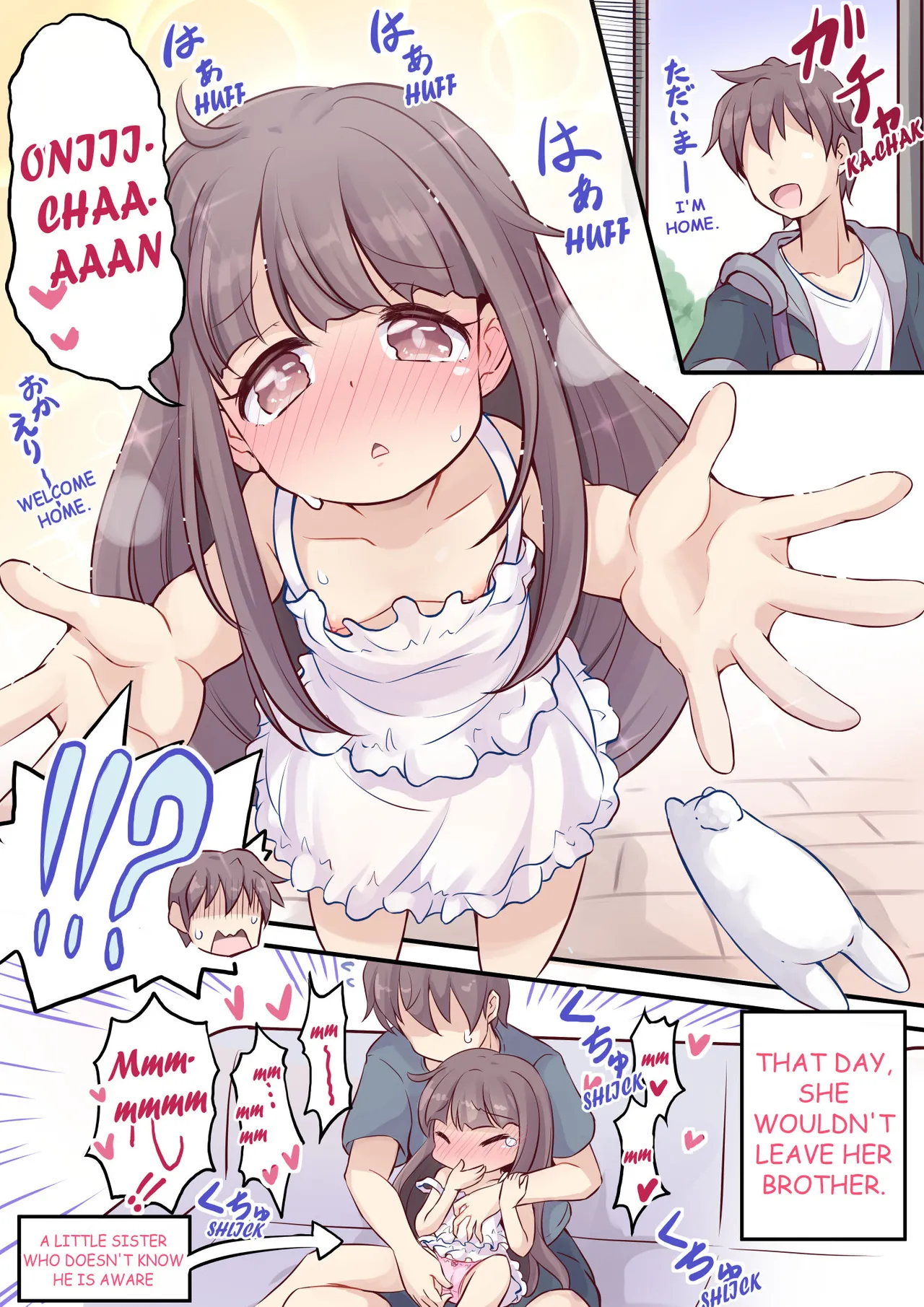 A Little Sister Who Tries To Be Sneaky About Using Her Big Brother To Masturbate 2 page 8