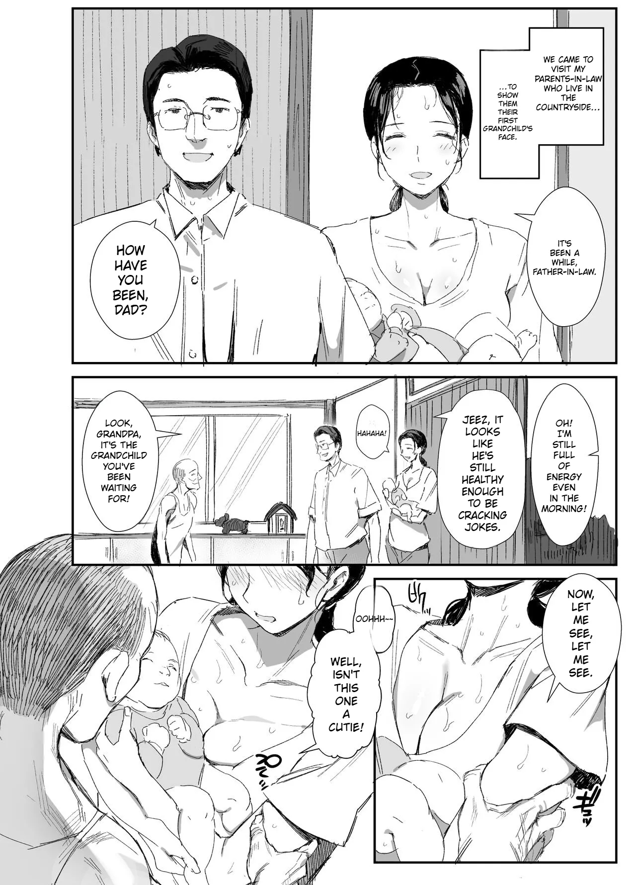 A Perverted Father-in-law Living In The Countryside And His Daughter-in-law Raising Children page 3