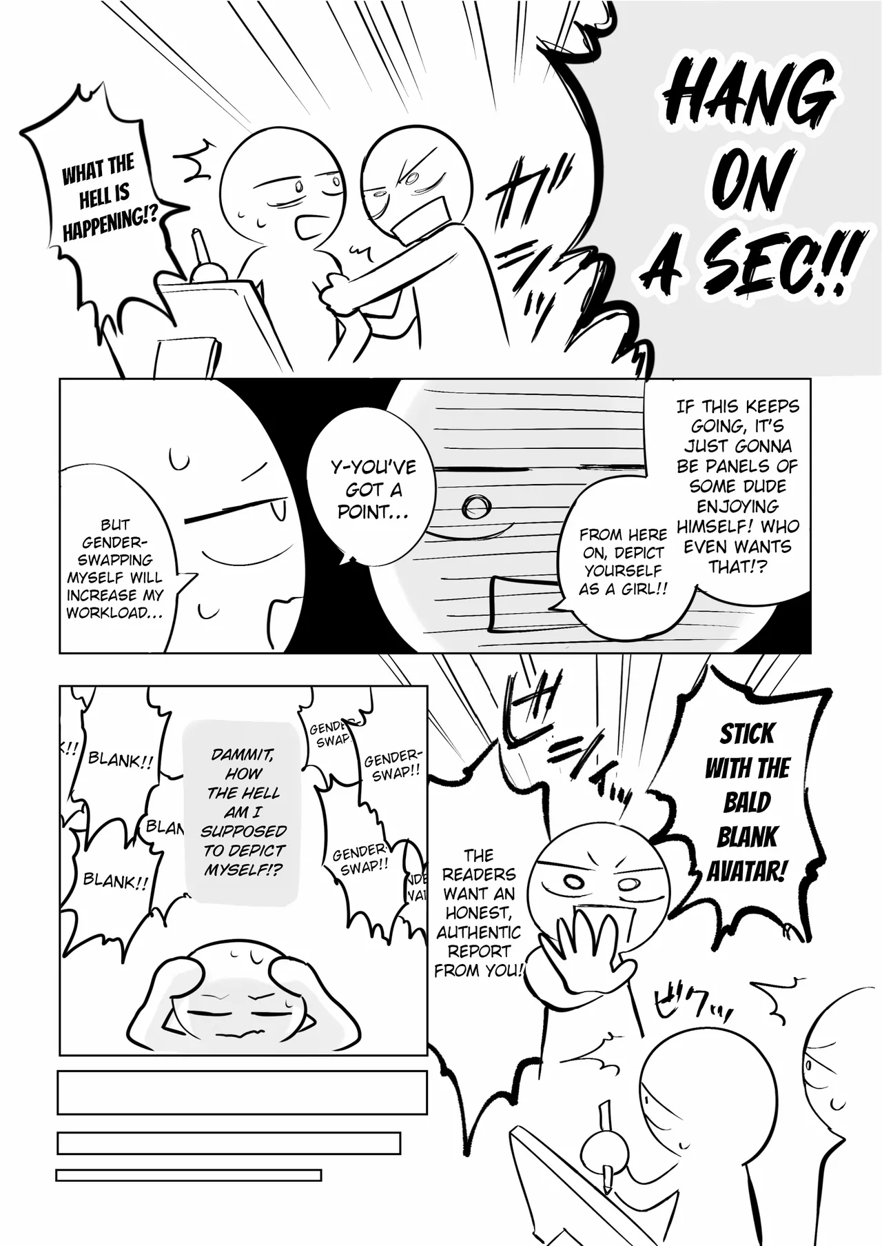 A Report Manga About Fondling Huge Titties page 11