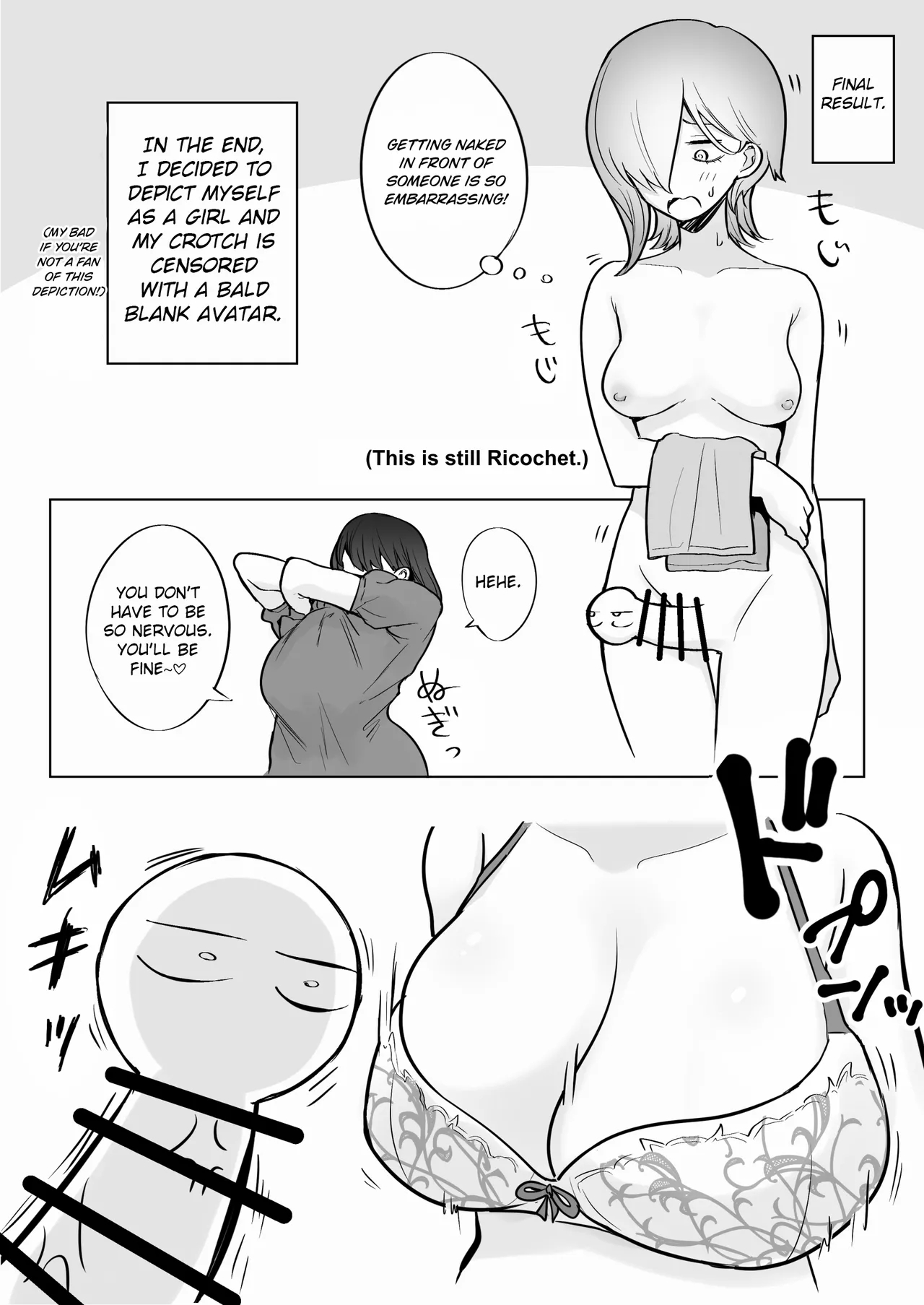 A Report Manga About Fondling Huge Titties page 12