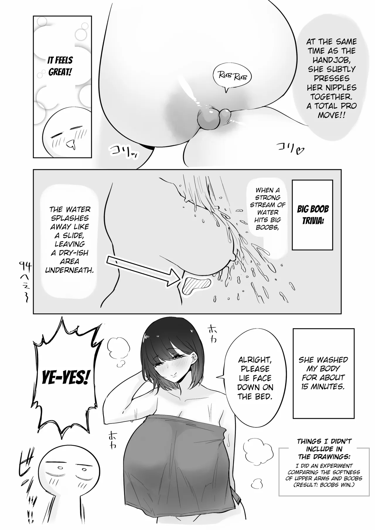 A Report Manga About Fondling Huge Titties page 18