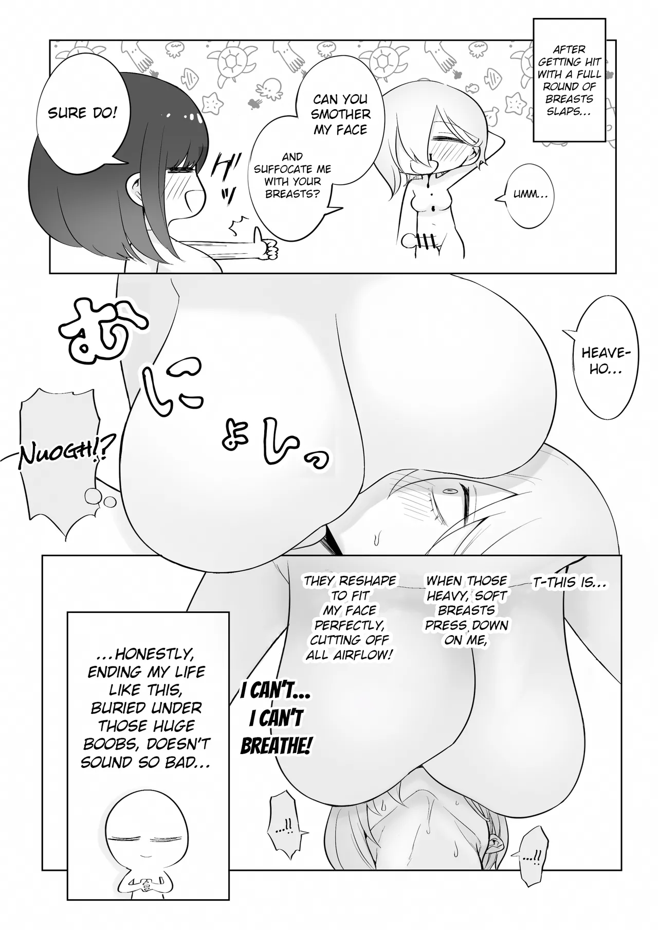 A Report Manga About Fondling Huge Titties page 24