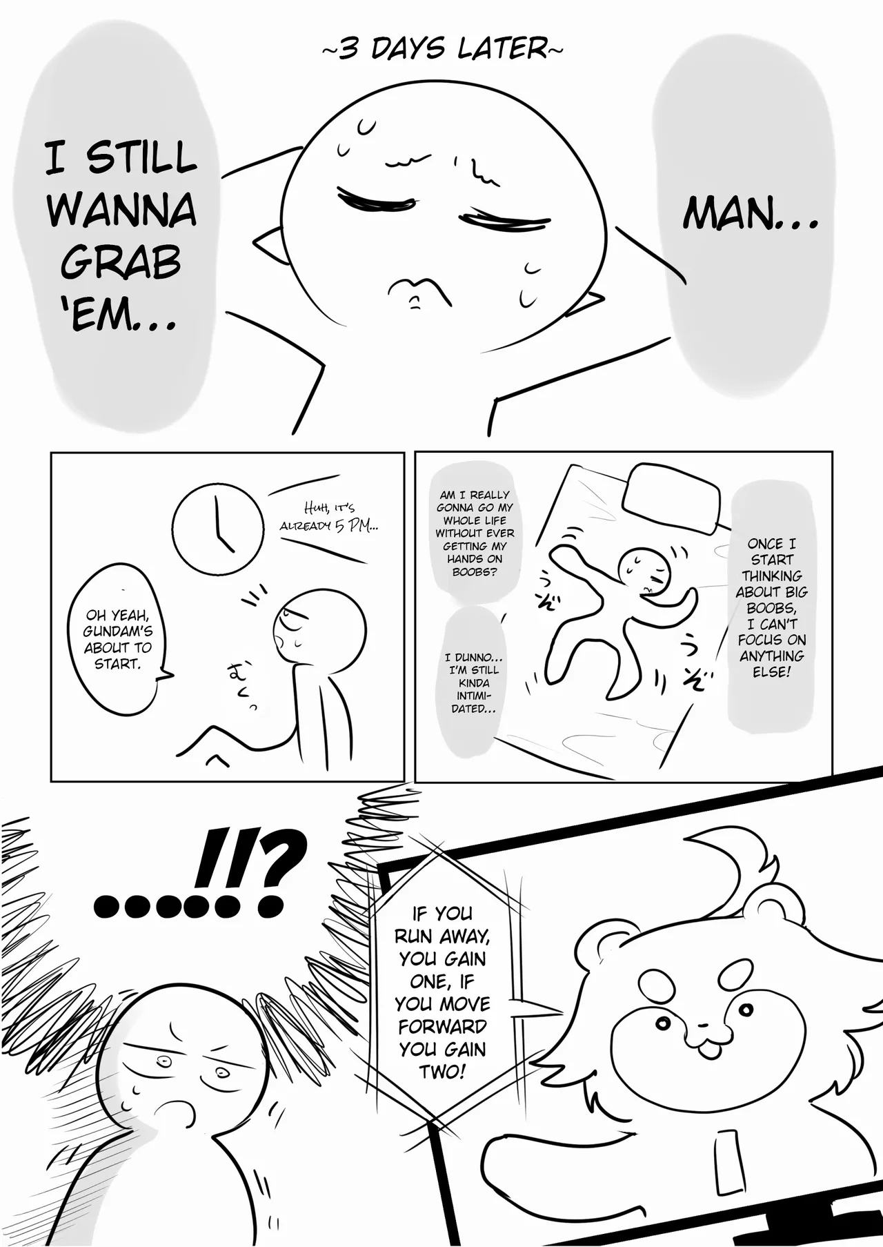A Report Manga About Fondling Huge Titties page 3
