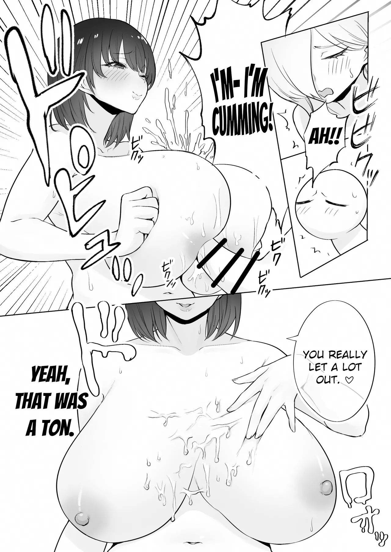 A Report Manga About Fondling Huge Titties page 30