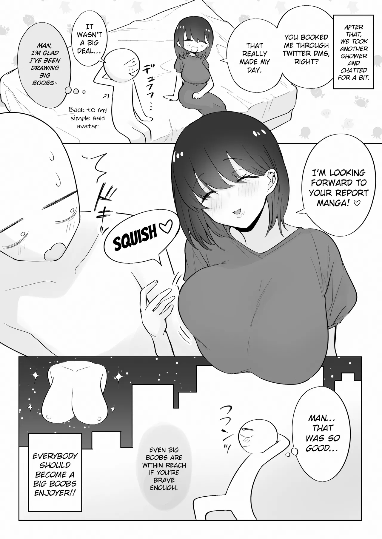 A Report Manga About Fondling Huge Titties page 31