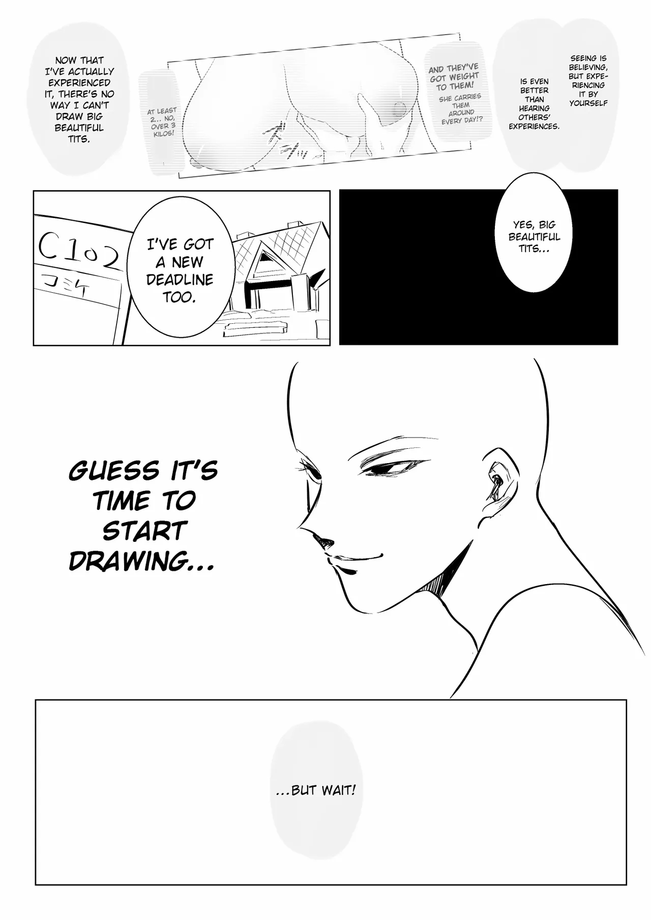 A Report Manga About Fondling Huge Titties page 34