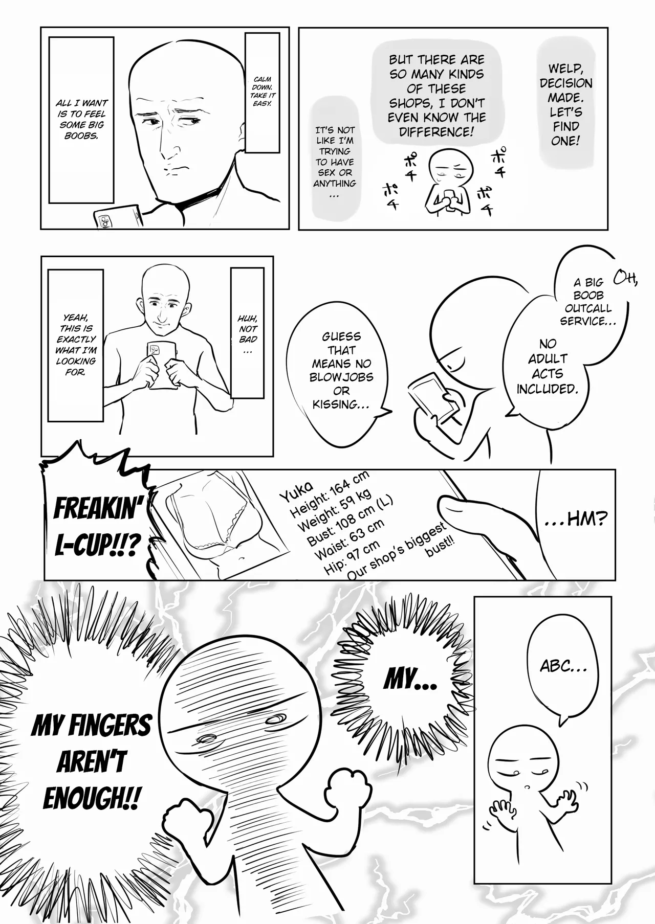 A Report Manga About Fondling Huge Titties page 5