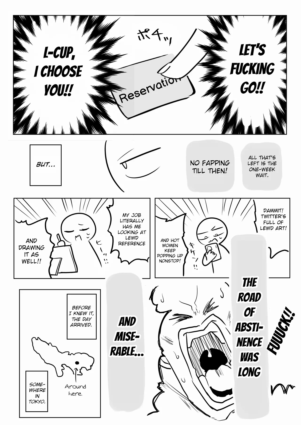A Report Manga About Fondling Huge Titties page 6