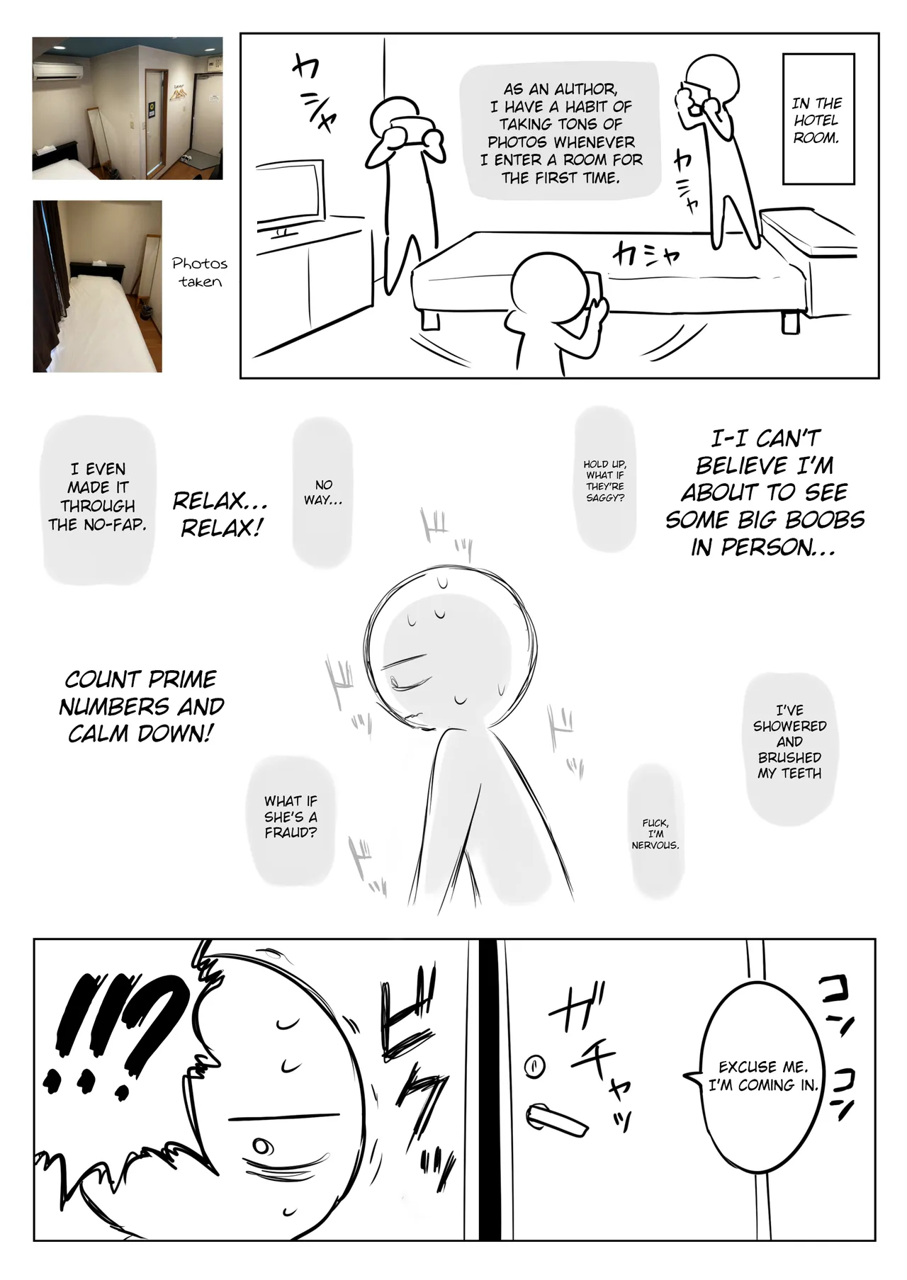 A Report Manga About Fondling Huge Titties page 7