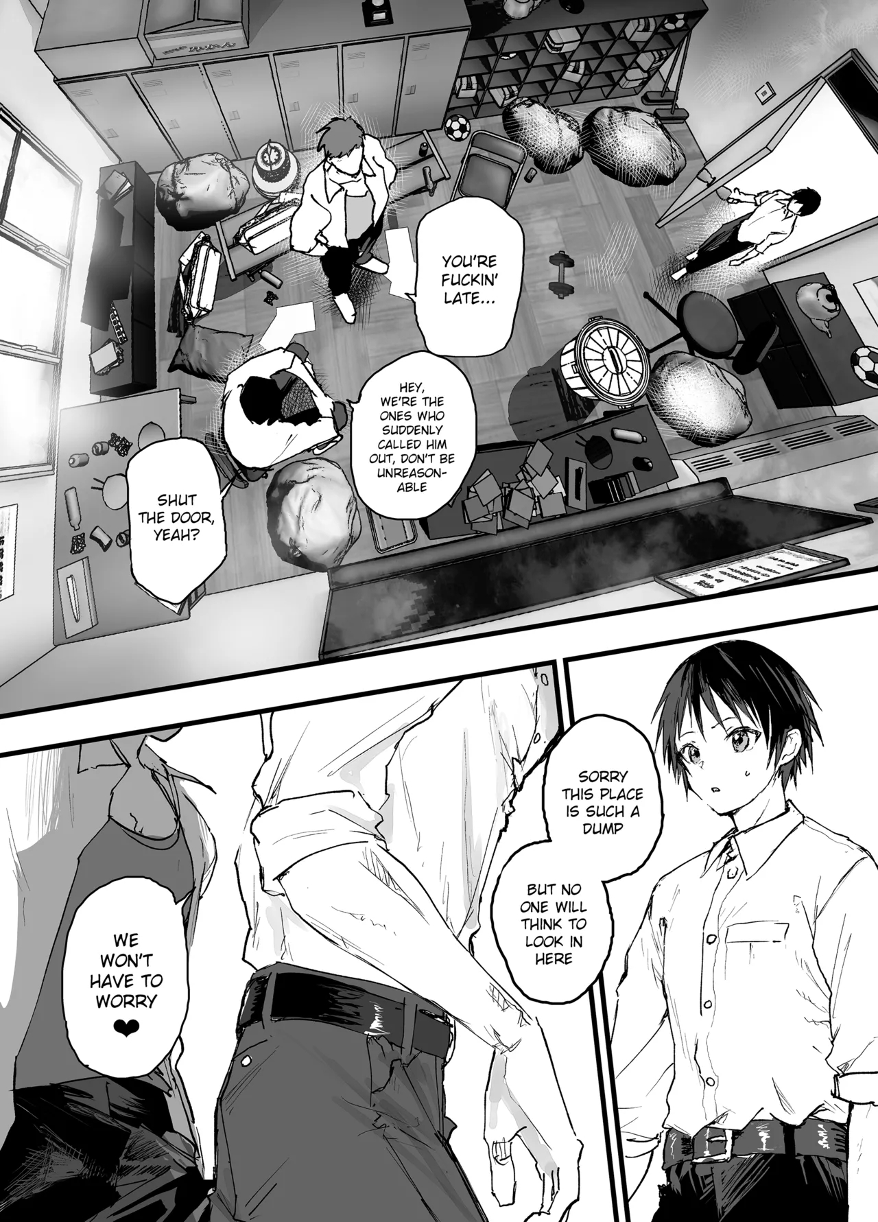 Bukatsu No Kowai Senpai No Niku Benki Ni Saretemasu. Dekamara Rinkan Shiofuki Jigoku page 4