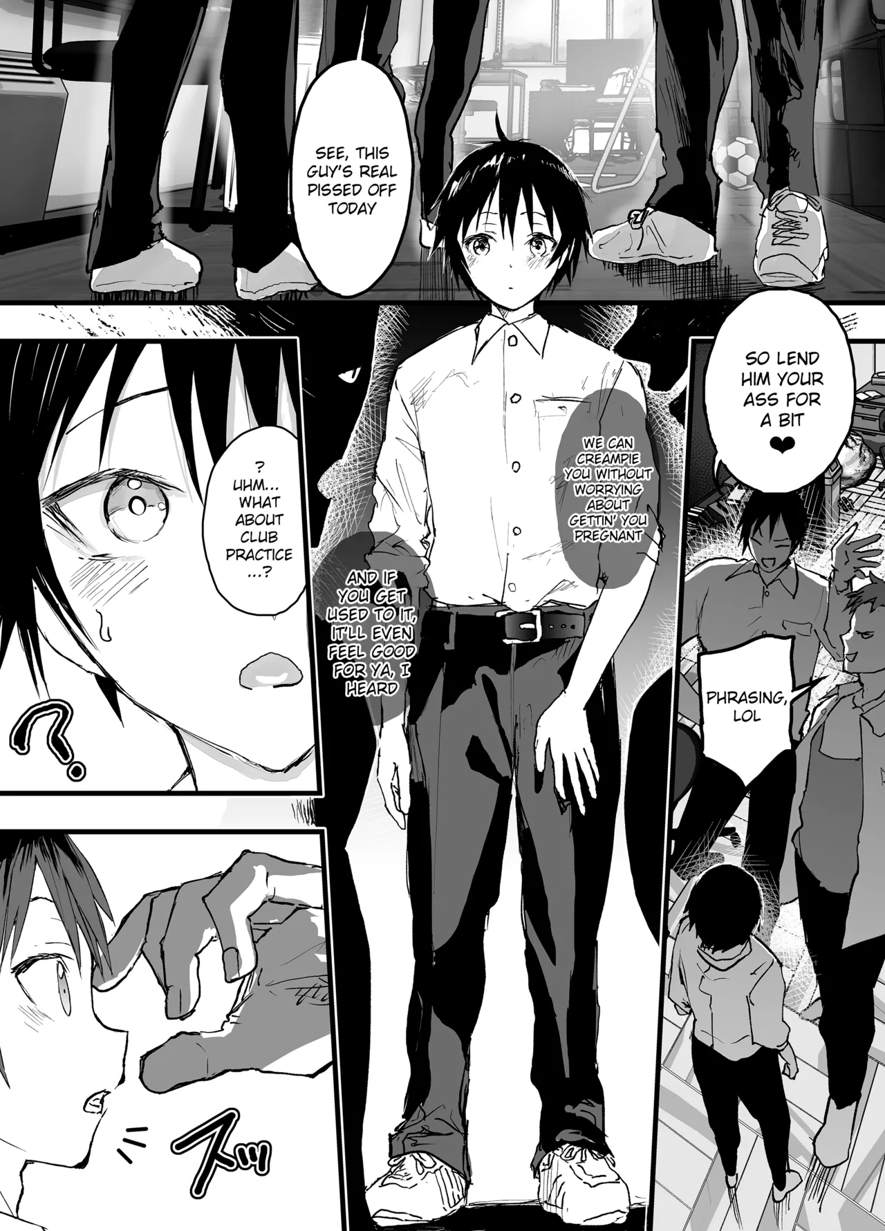 Bukatsu No Kowai Senpai No Niku Benki Ni Saretemasu. Dekamara Rinkan Shiofuki Jigoku page 5