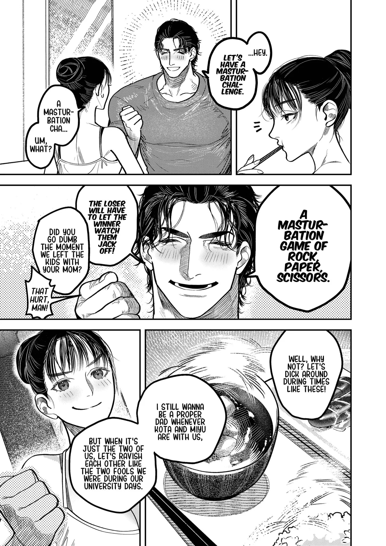 By Day, A Devoted Husband. By Night, Full-on Beast Mode page 51
