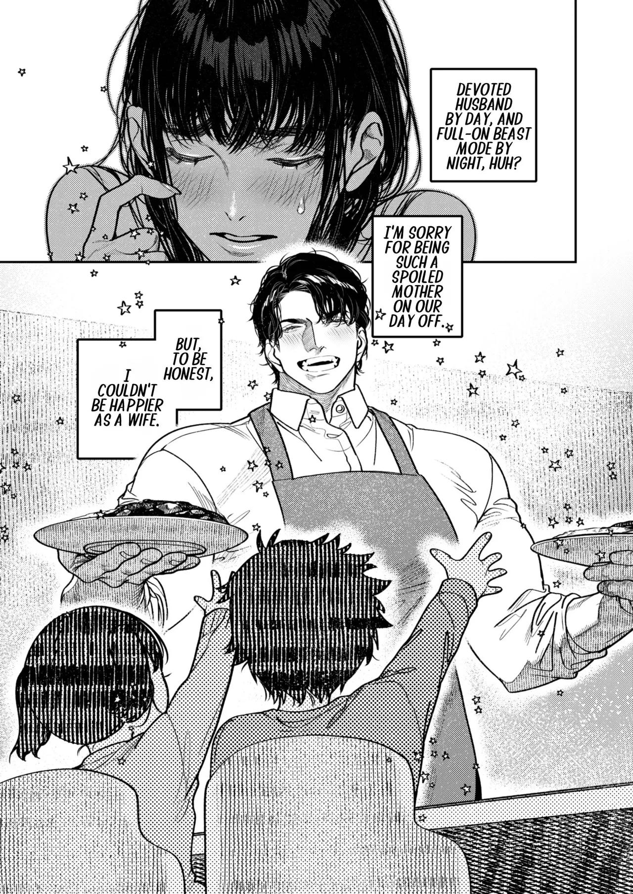 By Day, A Devoted Husband. By Night, Full-on Beast Mode page 89