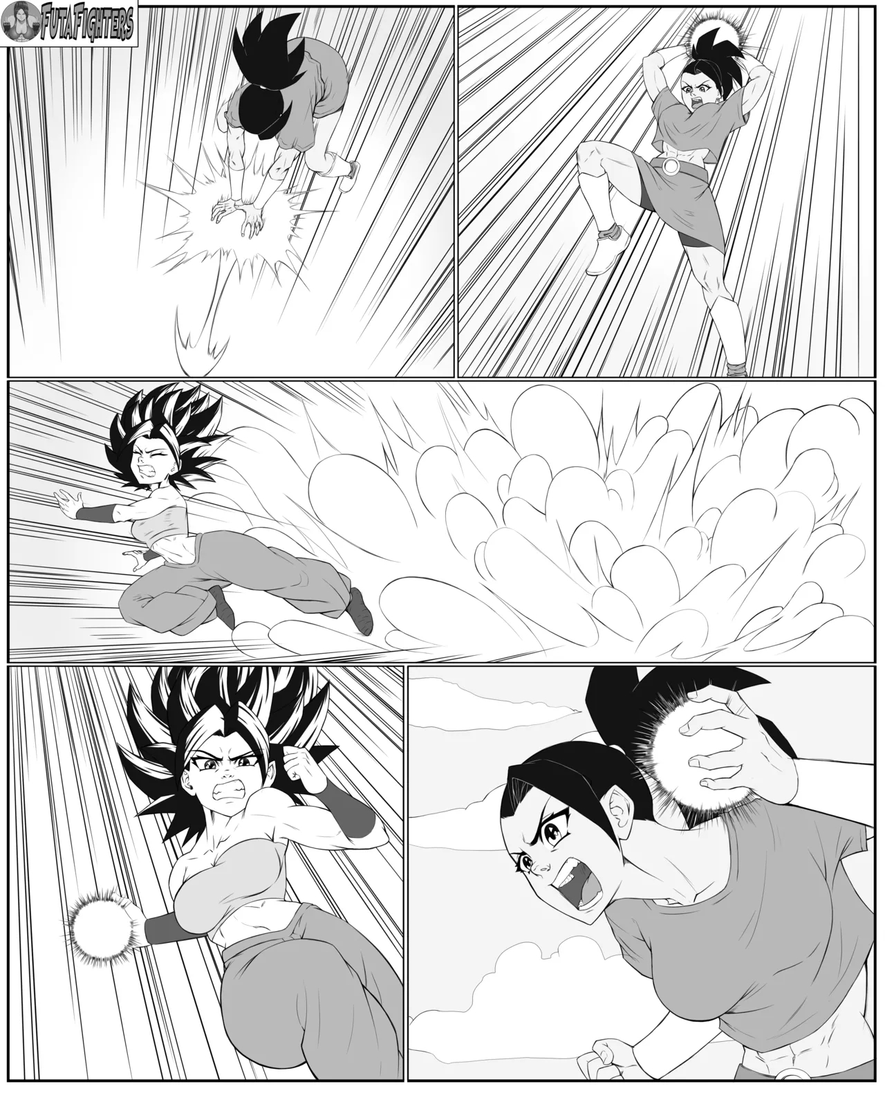 Caulifla Vs Kale 118 Page Update Futafighters page 10