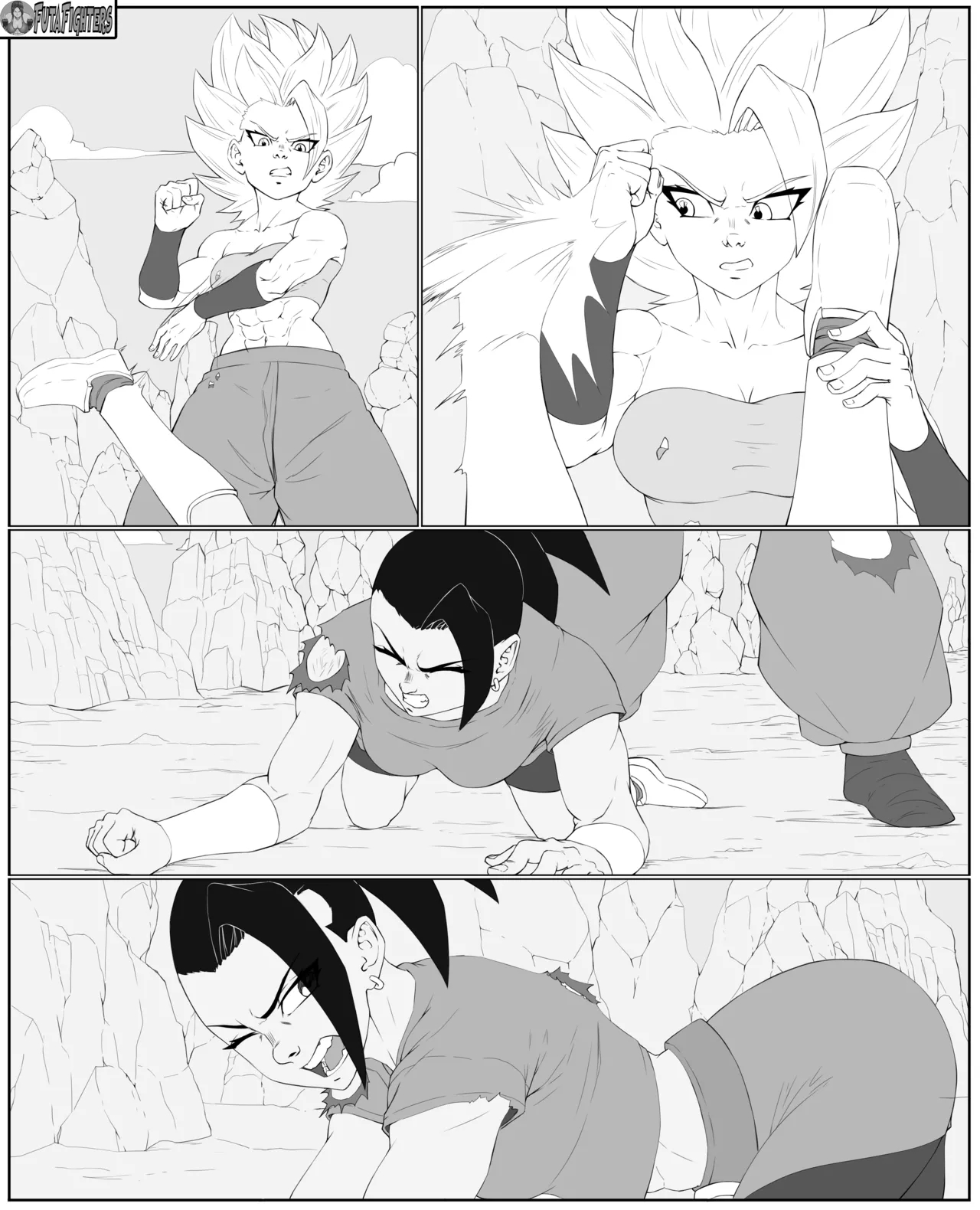 Caulifla Vs Kale 118 Page Update Futafighters page 100