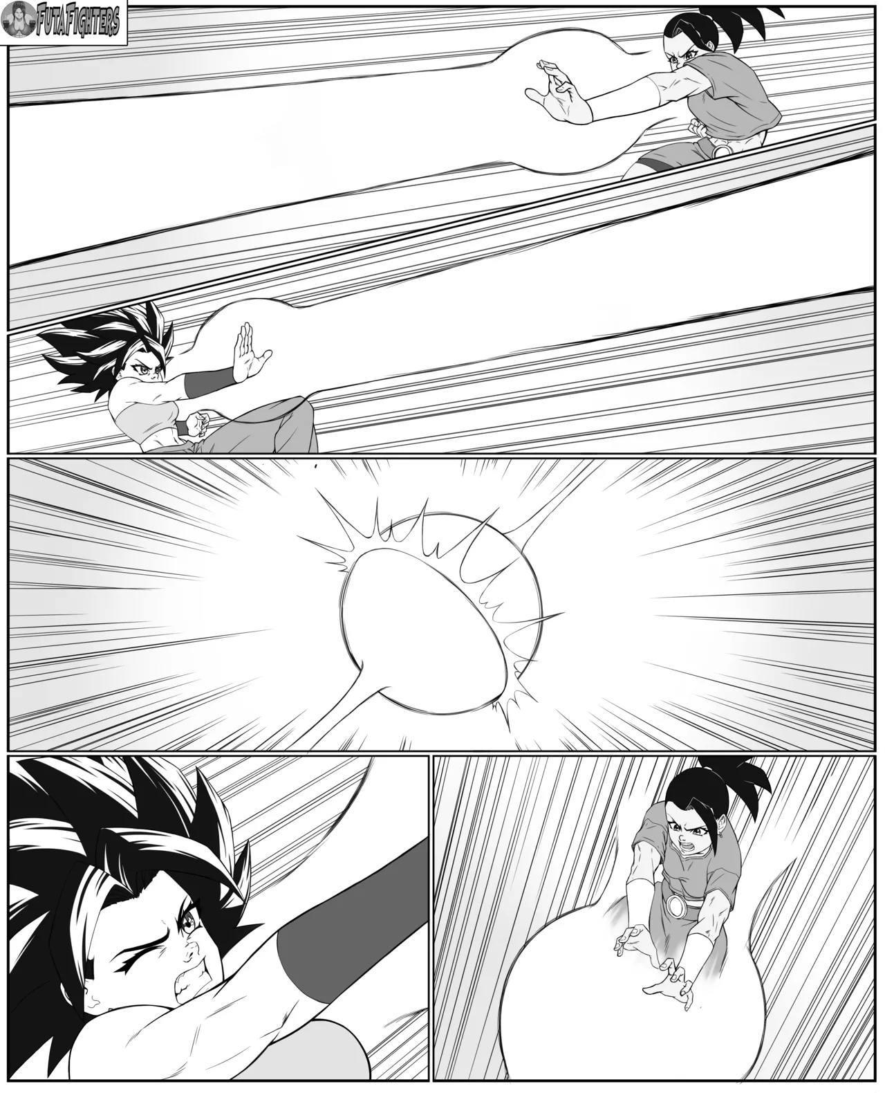 Caulifla Vs Kale 118 Page Update Futafighters page 11