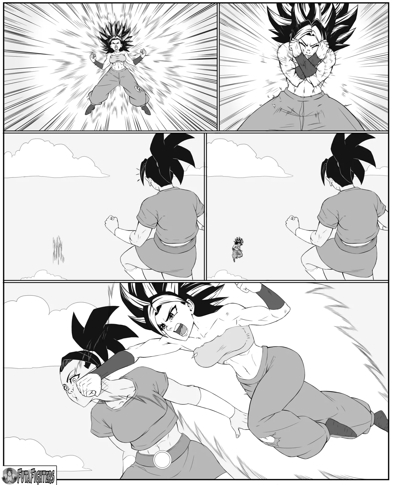Caulifla Vs Kale 118 Page Update Futafighters page 13