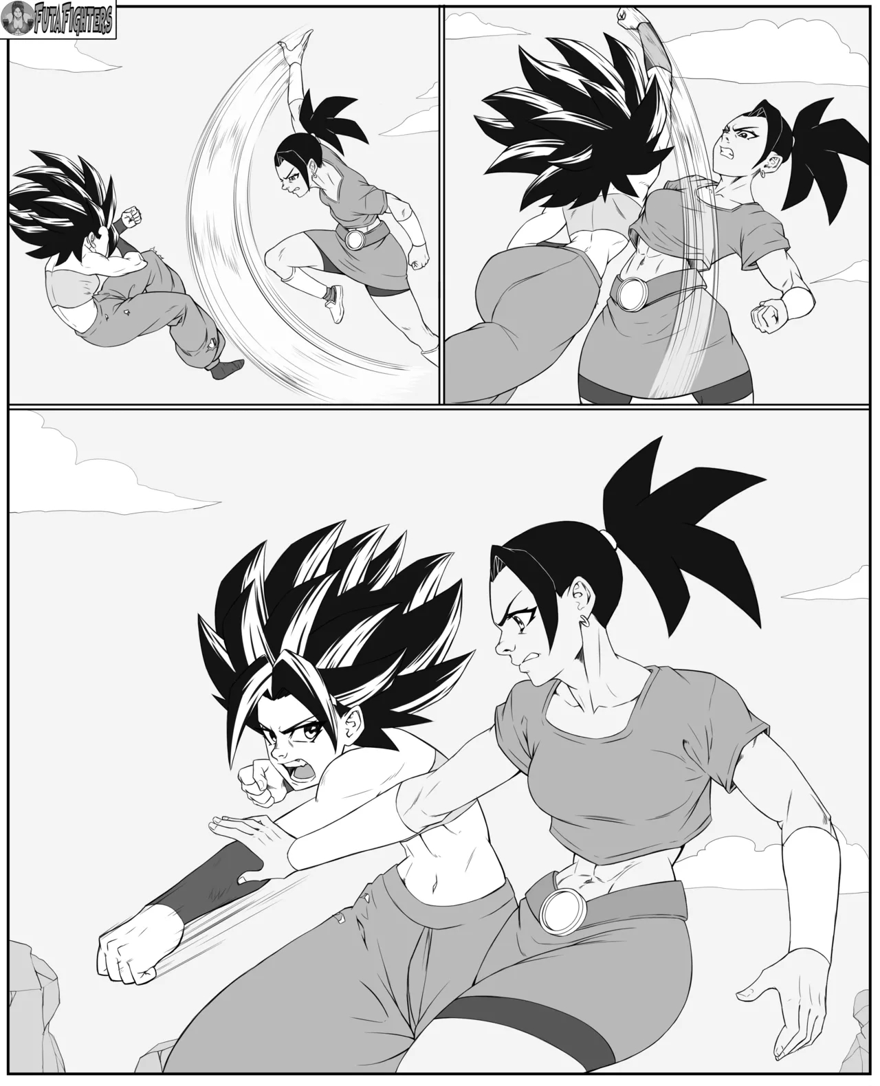 Caulifla Vs Kale 118 Page Update Futafighters page 16