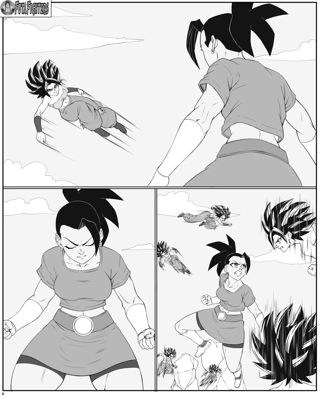 Caulifla Vs Kale 118 Page Update Futafighters page 17