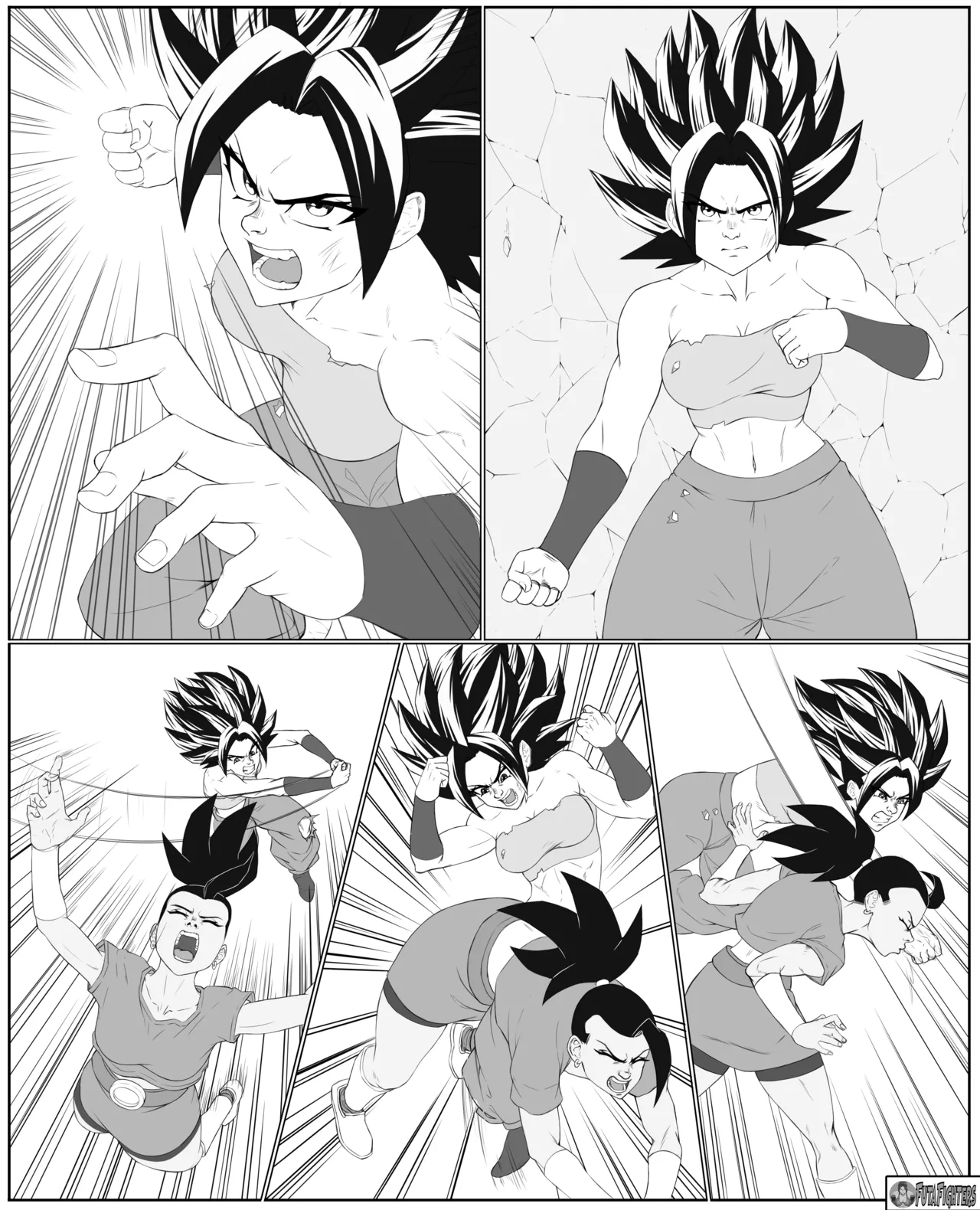 Caulifla Vs Kale 118 Page Update Futafighters page 25
