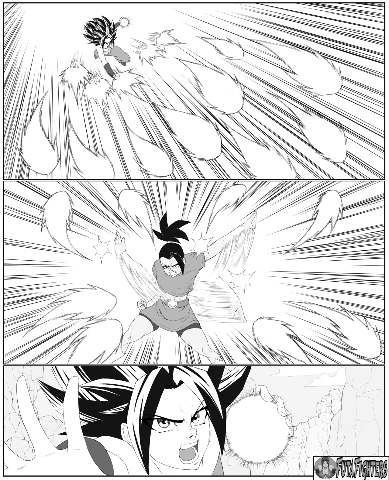 Caulifla Vs Kale 118 Page Update Futafighters page 27