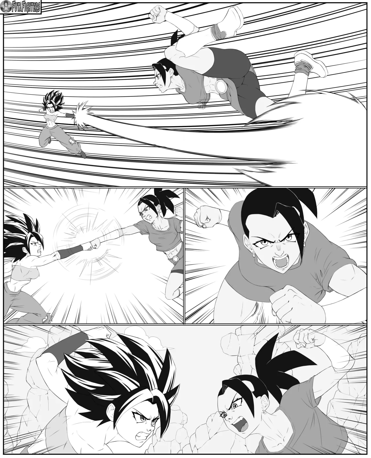 Caulifla Vs Kale 118 Page Update Futafighters page 28