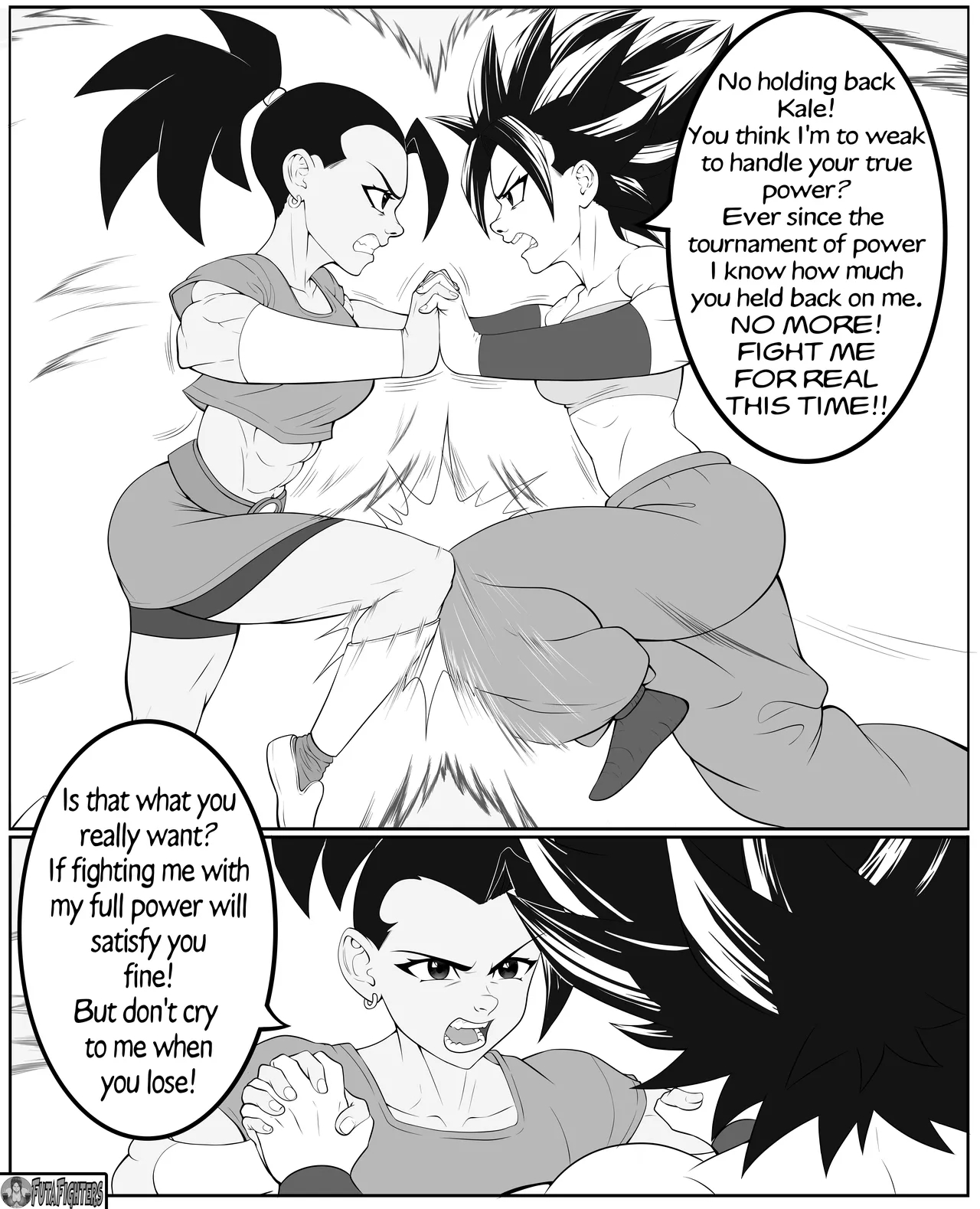 Caulifla Vs Kale 118 Page Update Futafighters page 3