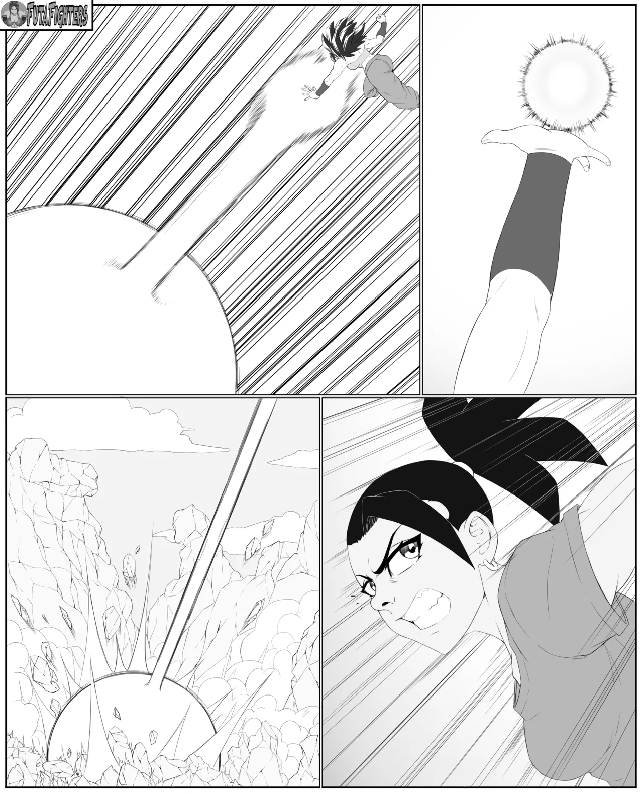 Caulifla Vs Kale 118 Page Update Futafighters page 32