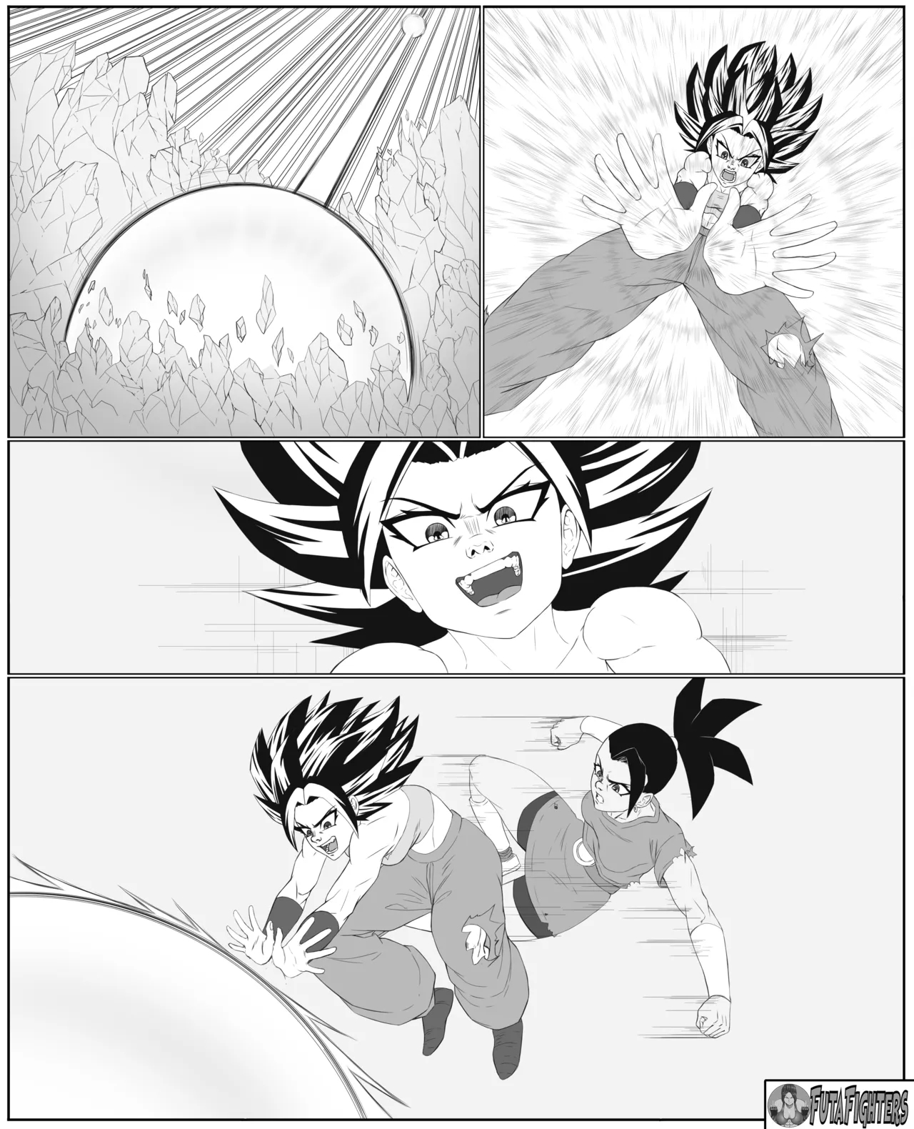 Caulifla Vs Kale 118 Page Update Futafighters page 35