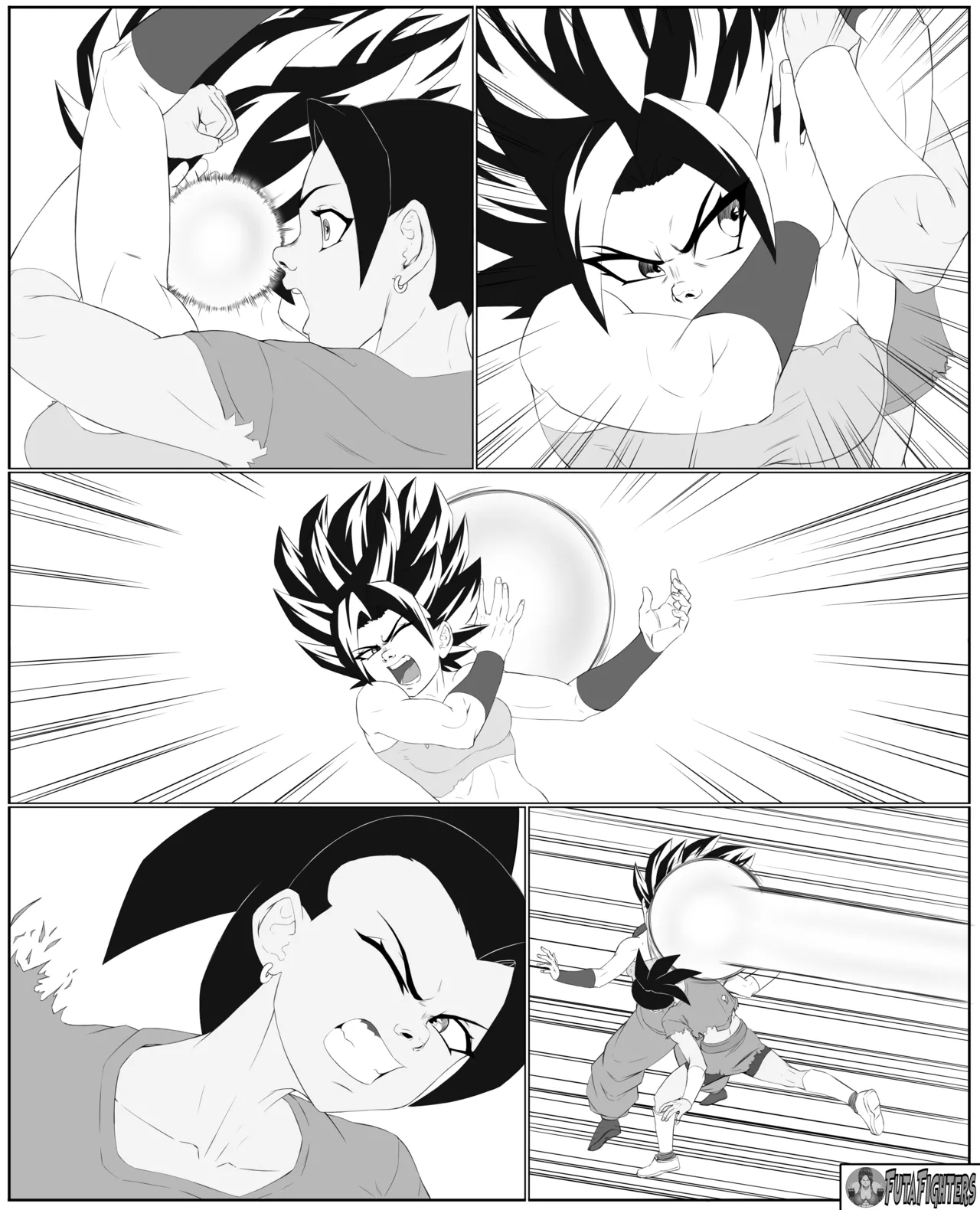 Caulifla Vs Kale 118 Page Update Futafighters page 38
