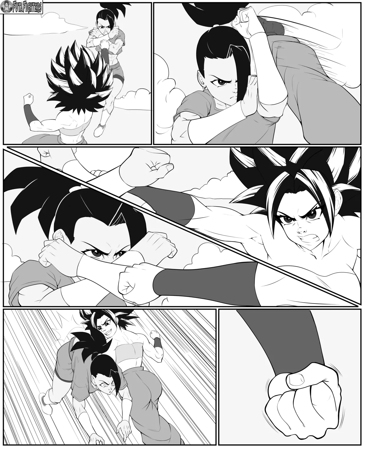Caulifla Vs Kale 118 Page Update Futafighters page 4