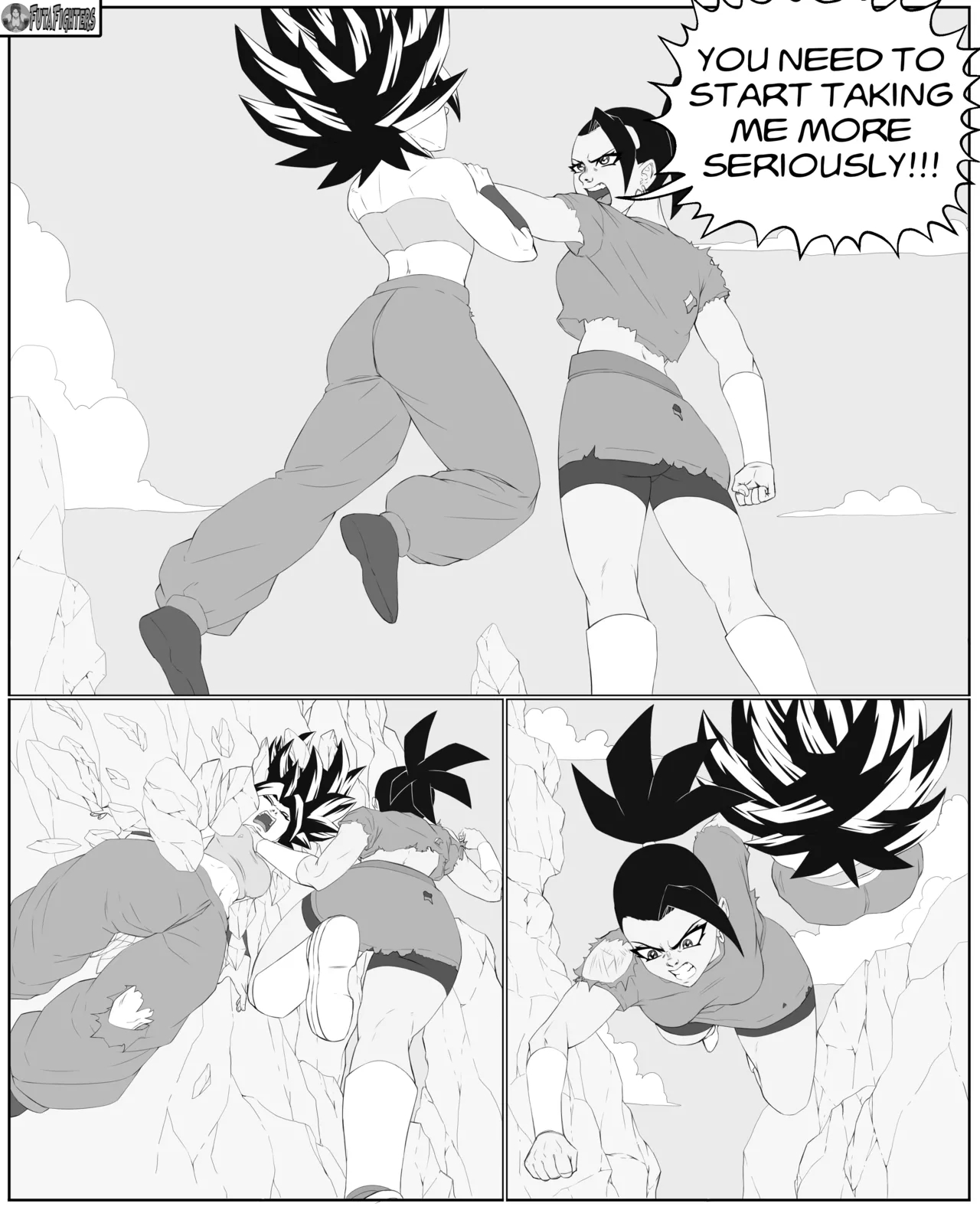 Caulifla Vs Kale 118 Page Update Futafighters page 42