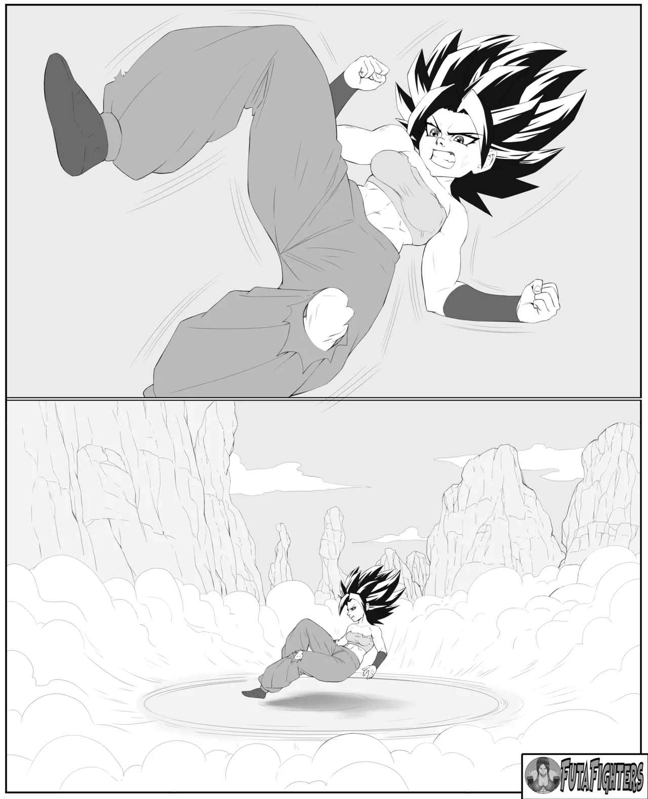Caulifla Vs Kale 118 Page Update Futafighters page 44