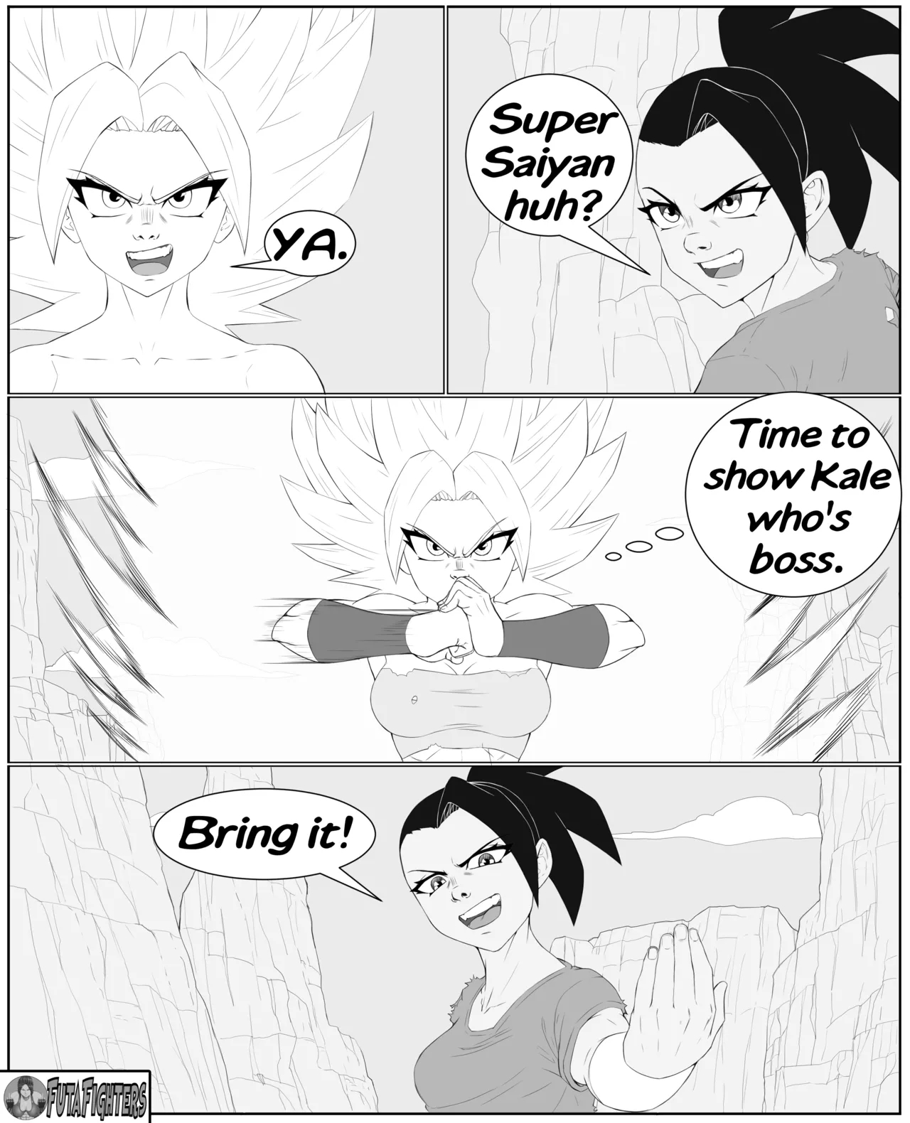 Caulifla Vs Kale 118 Page Update Futafighters page 49