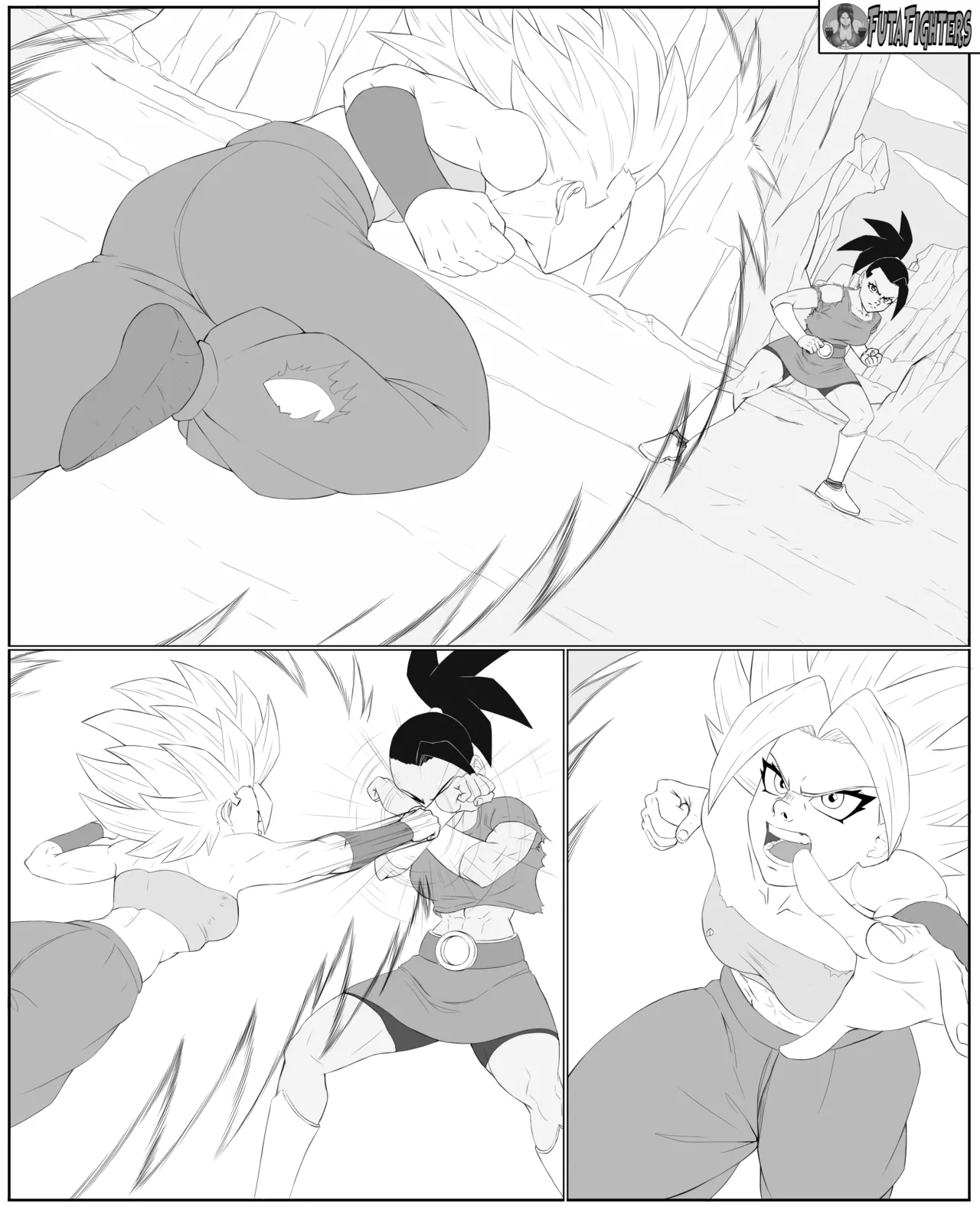 Caulifla Vs Kale 118 Page Update Futafighters page 50