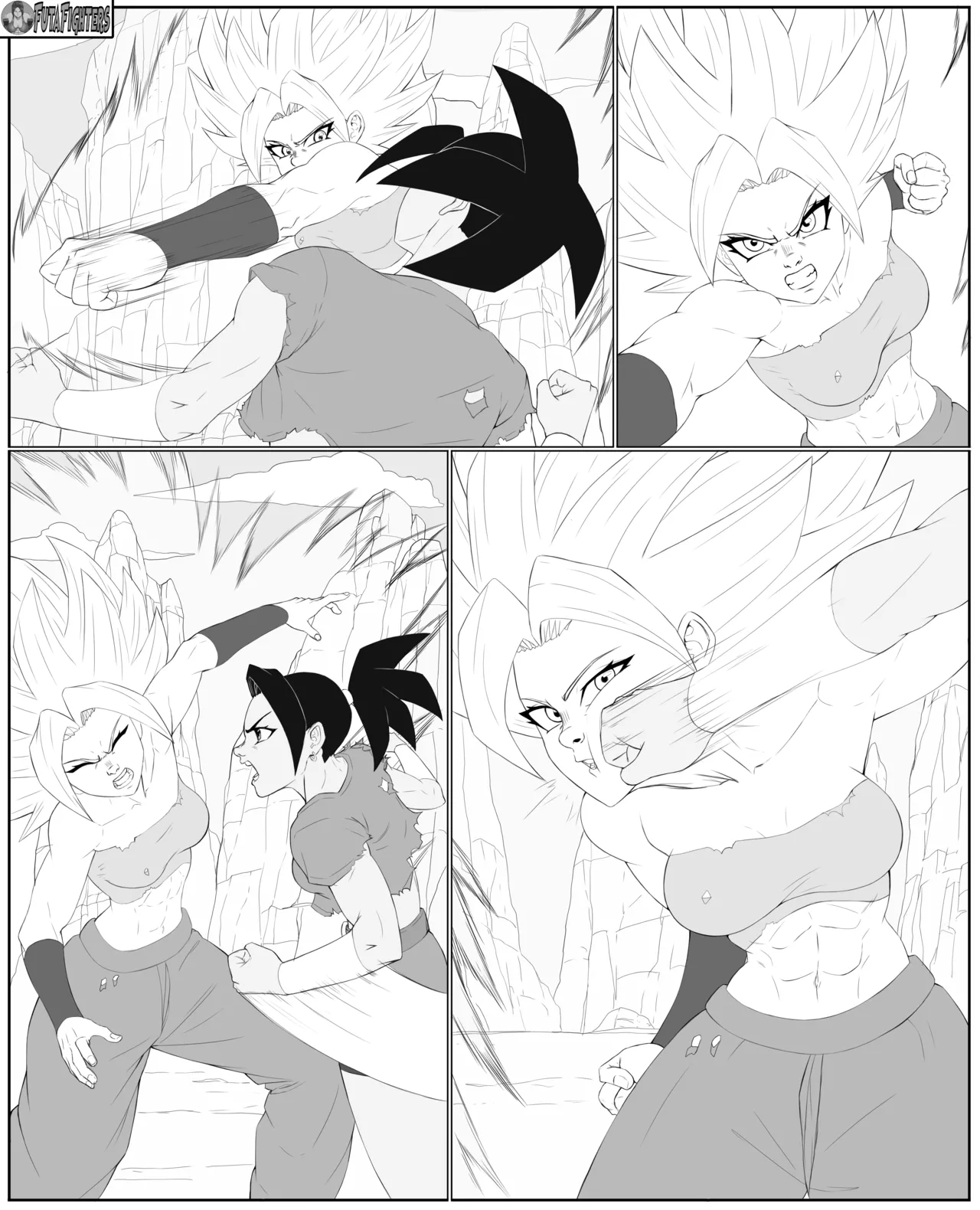Caulifla Vs Kale 118 Page Update Futafighters page 51