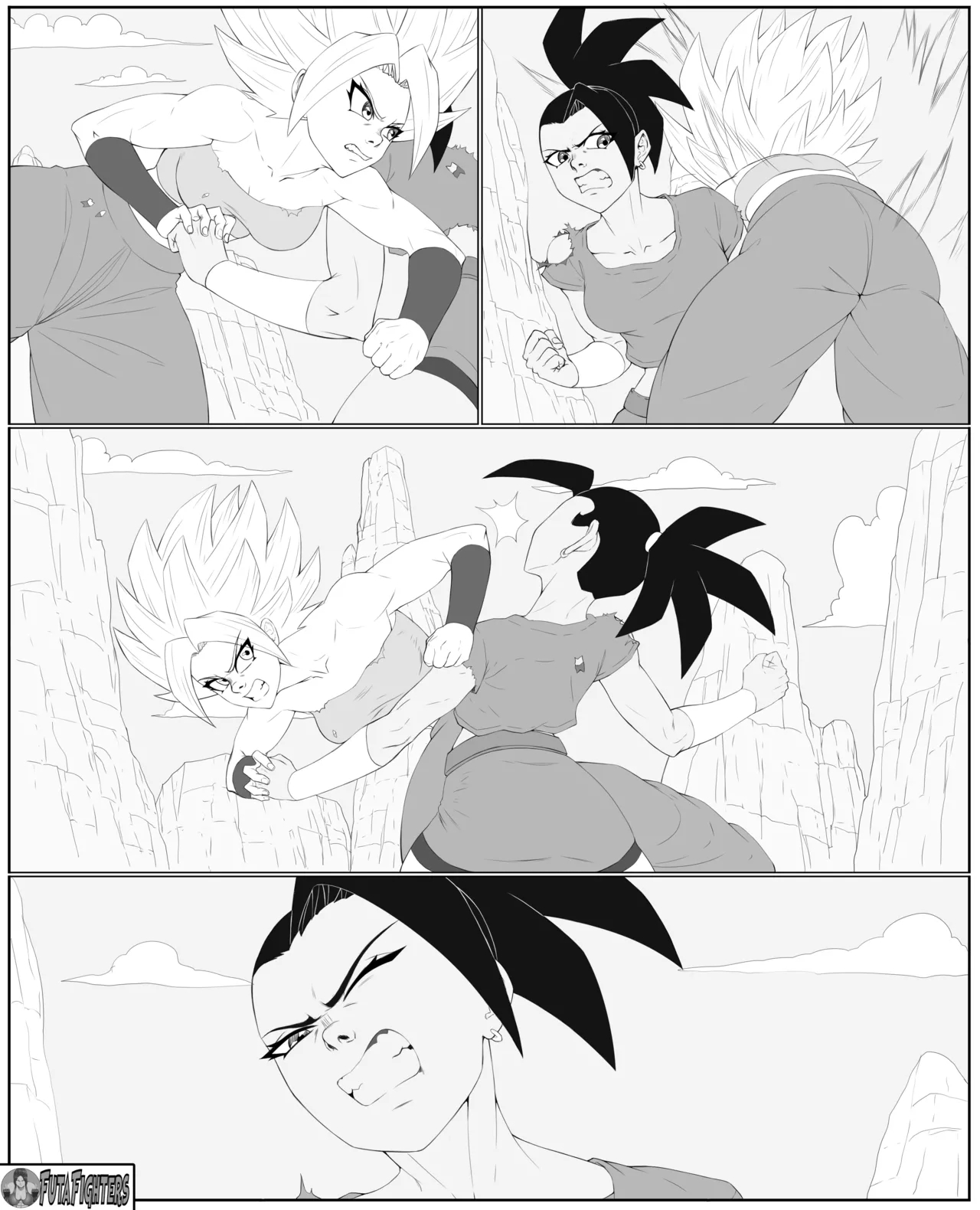 Caulifla Vs Kale 118 Page Update Futafighters page 52
