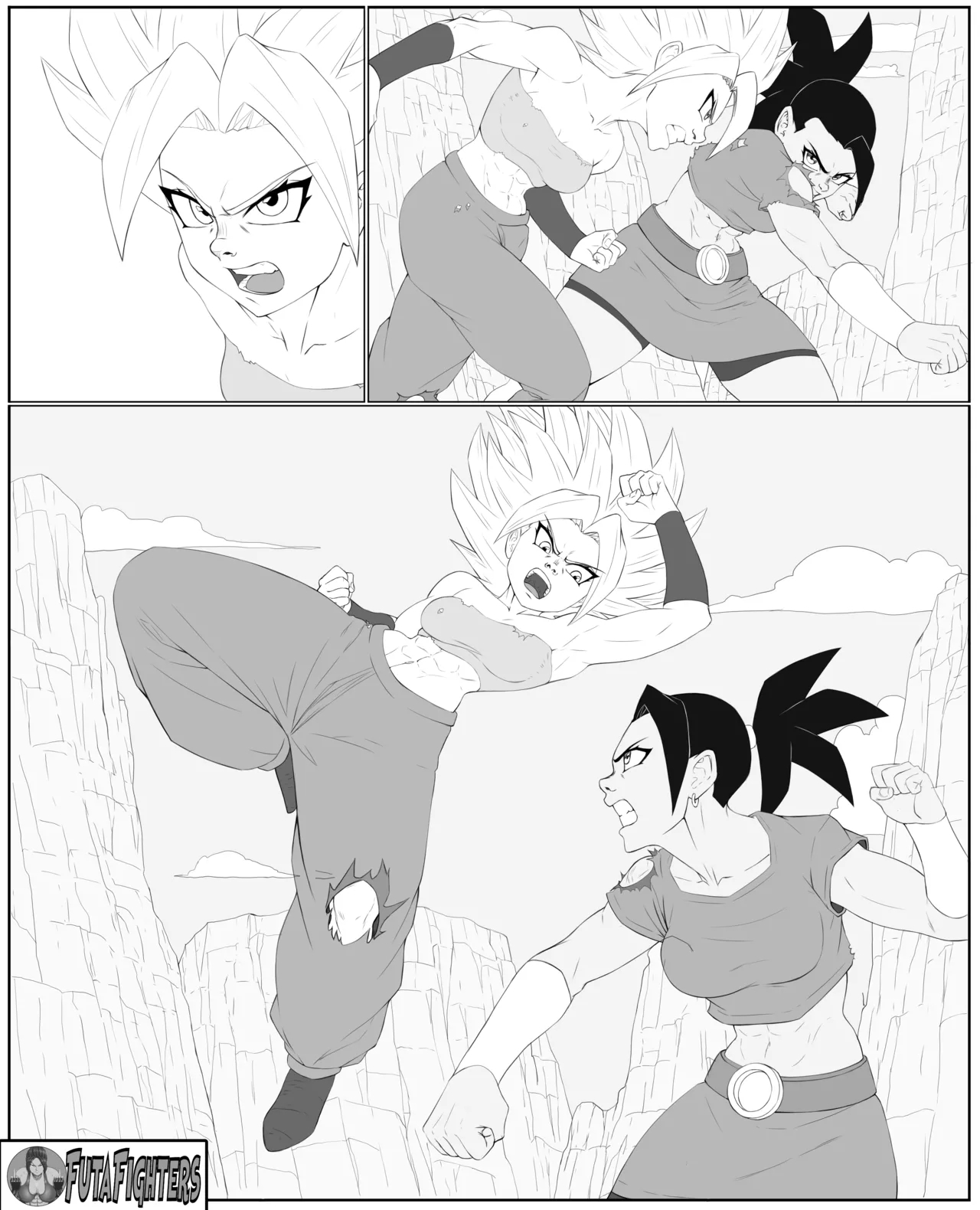 Caulifla Vs Kale 118 Page Update Futafighters page 53