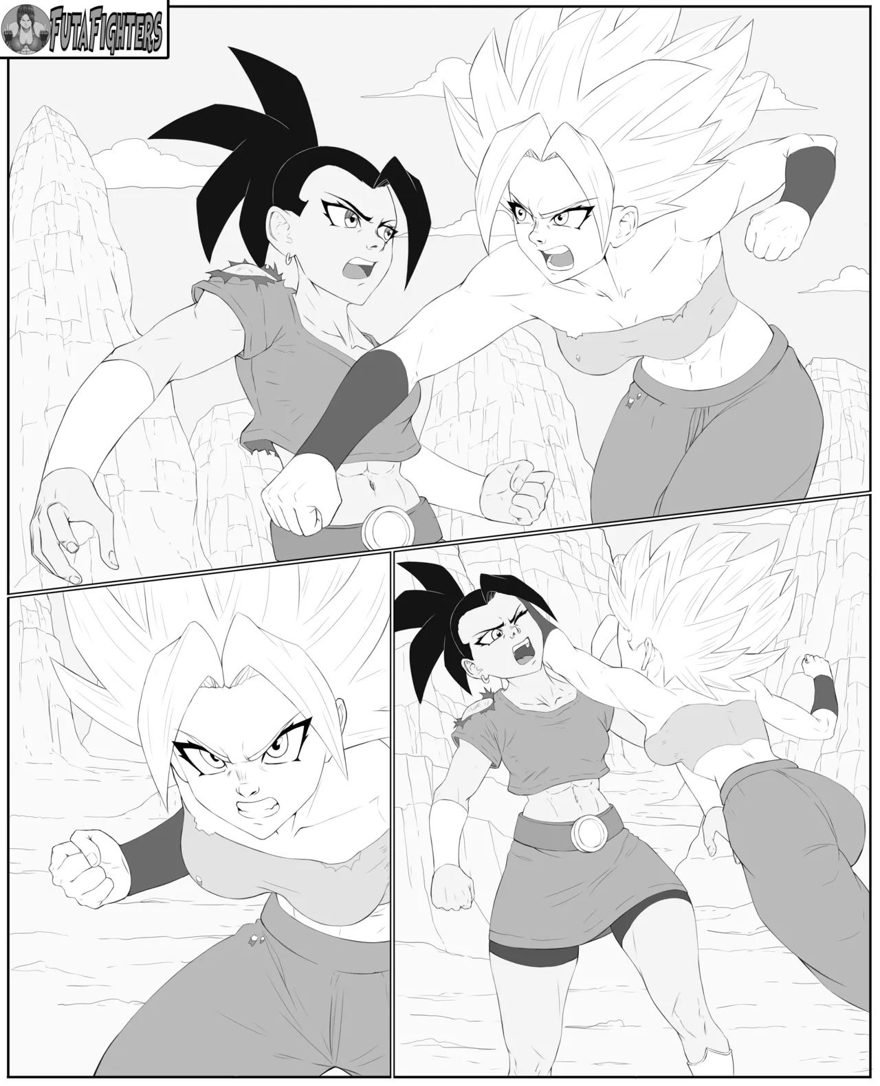 Caulifla Vs Kale 118 Page Update Futafighters page 54