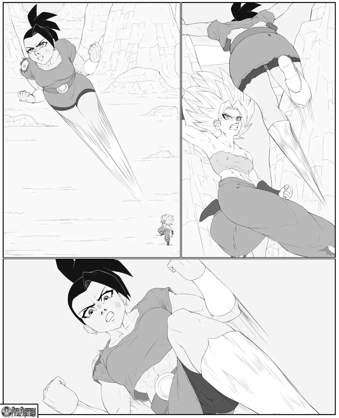 Caulifla Vs Kale 118 Page Update Futafighters page 57